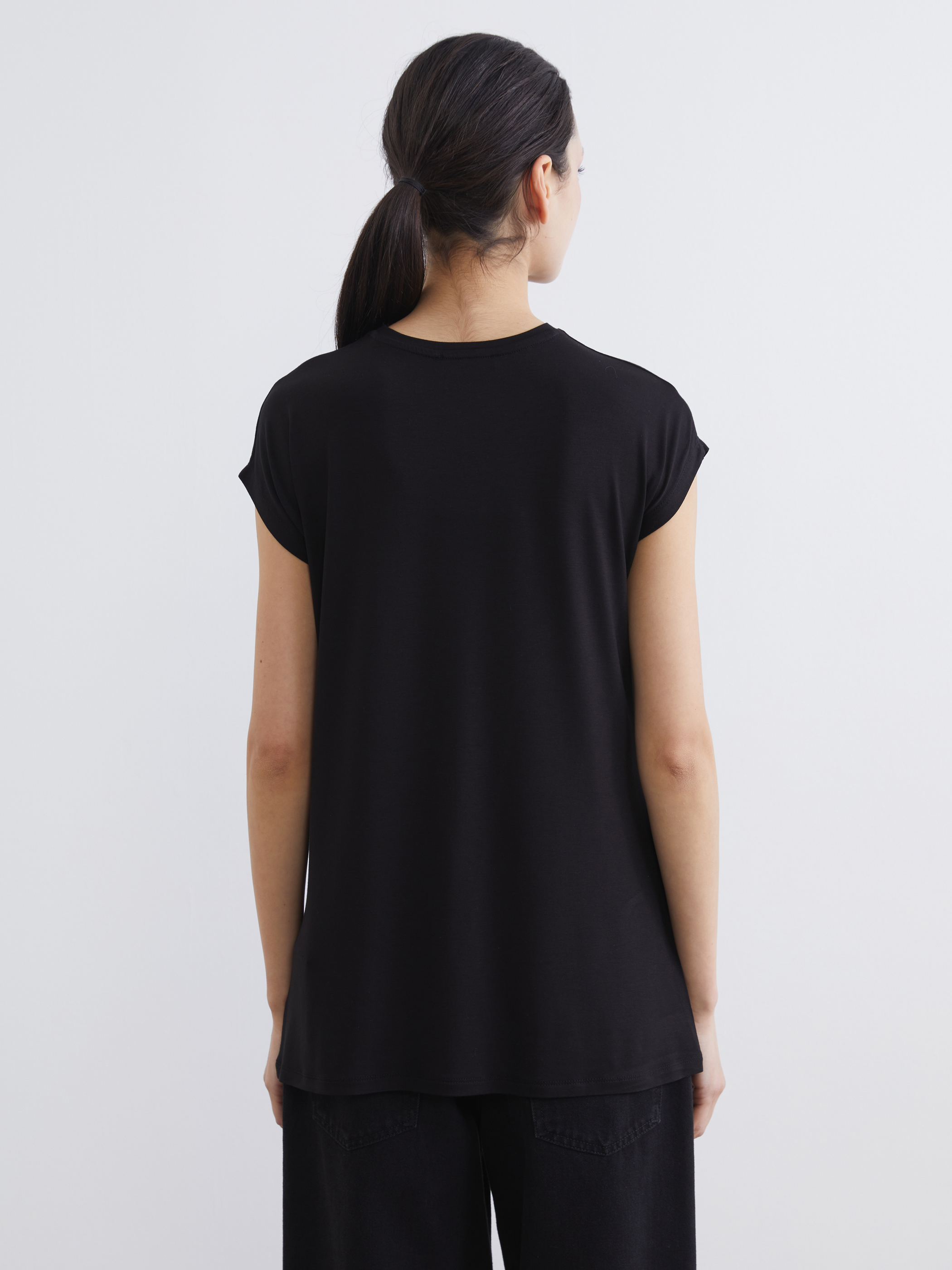LCW Modest Bisiklet Yaka Kadın Tunik görsel 5