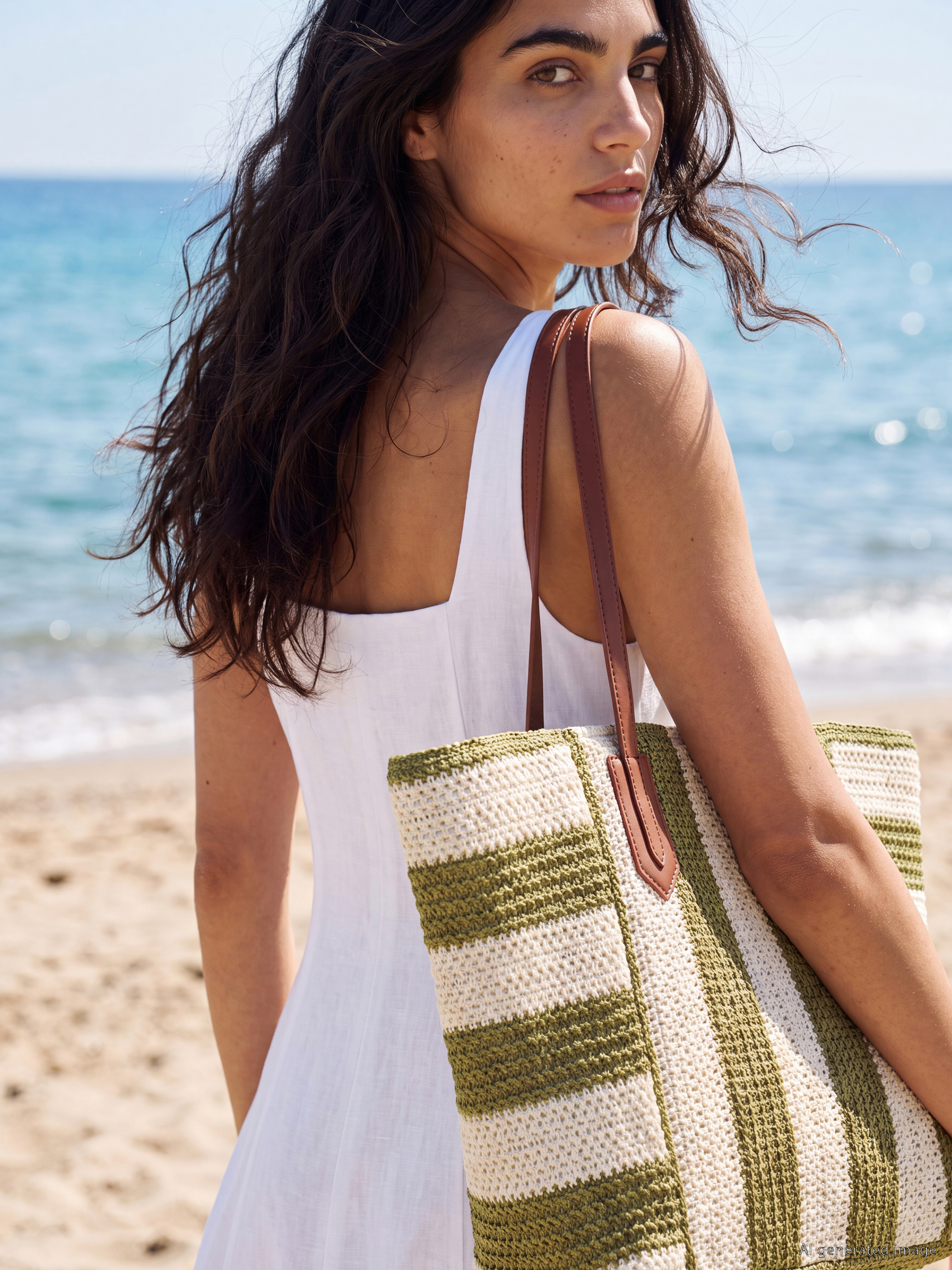 LCW ACCESSORIES Omuz Askılı Kadın Plaj Çantası