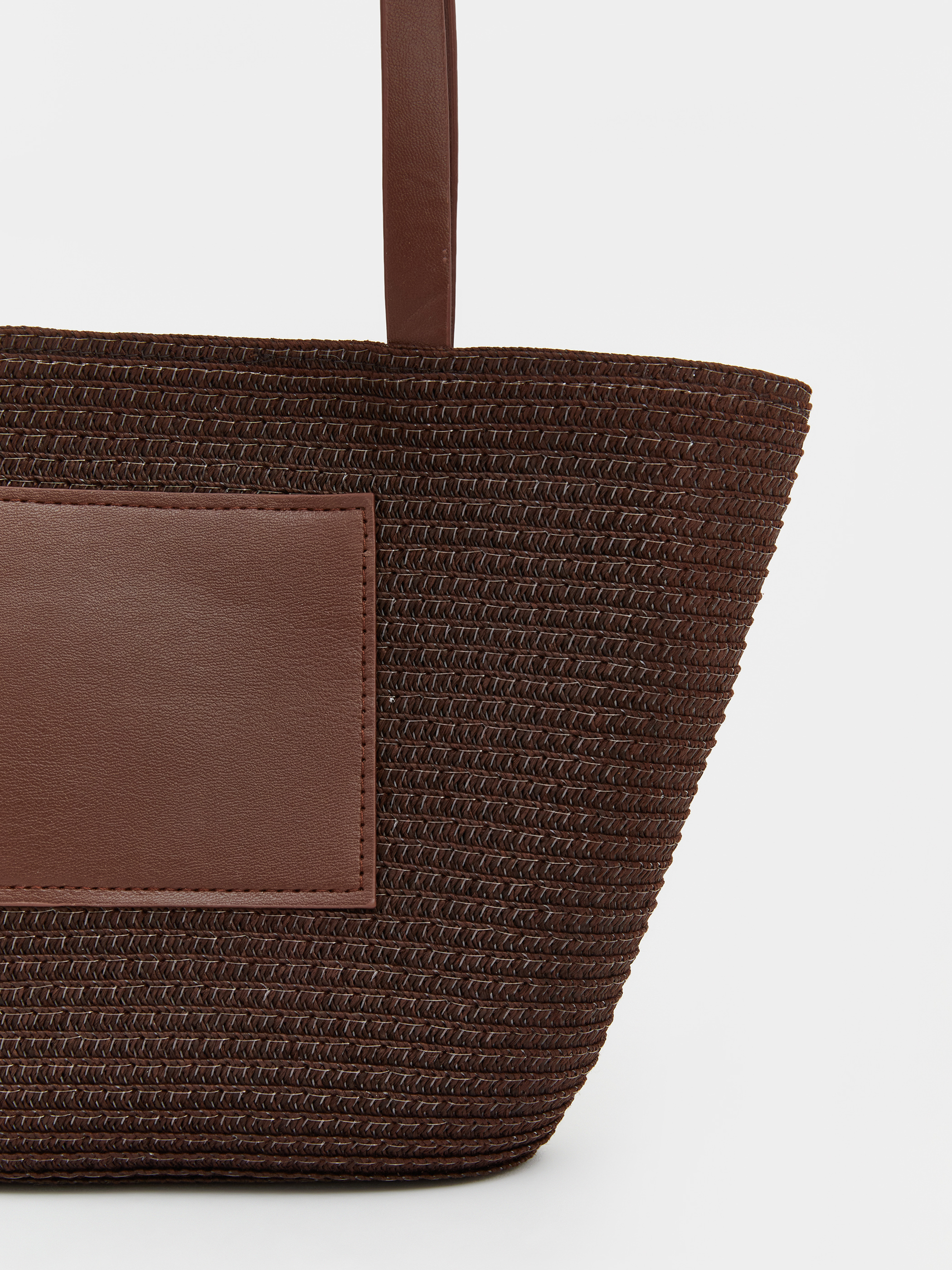 LCW ACCESSORIES Kadın Hasır Plaj Çantası görsel 3