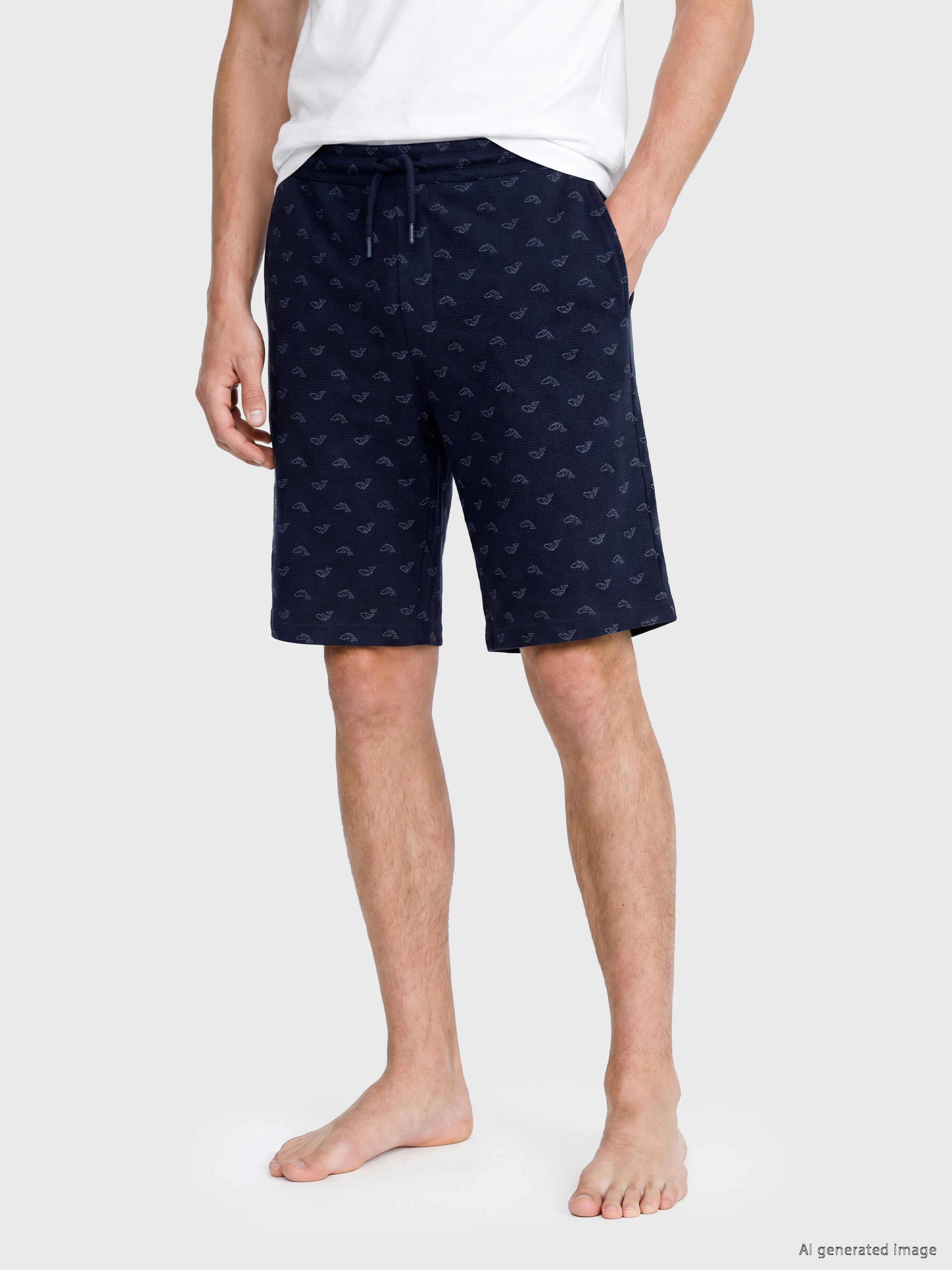 LC WAIKIKI Regular Fit Desenli Erkek Şort görsel 2