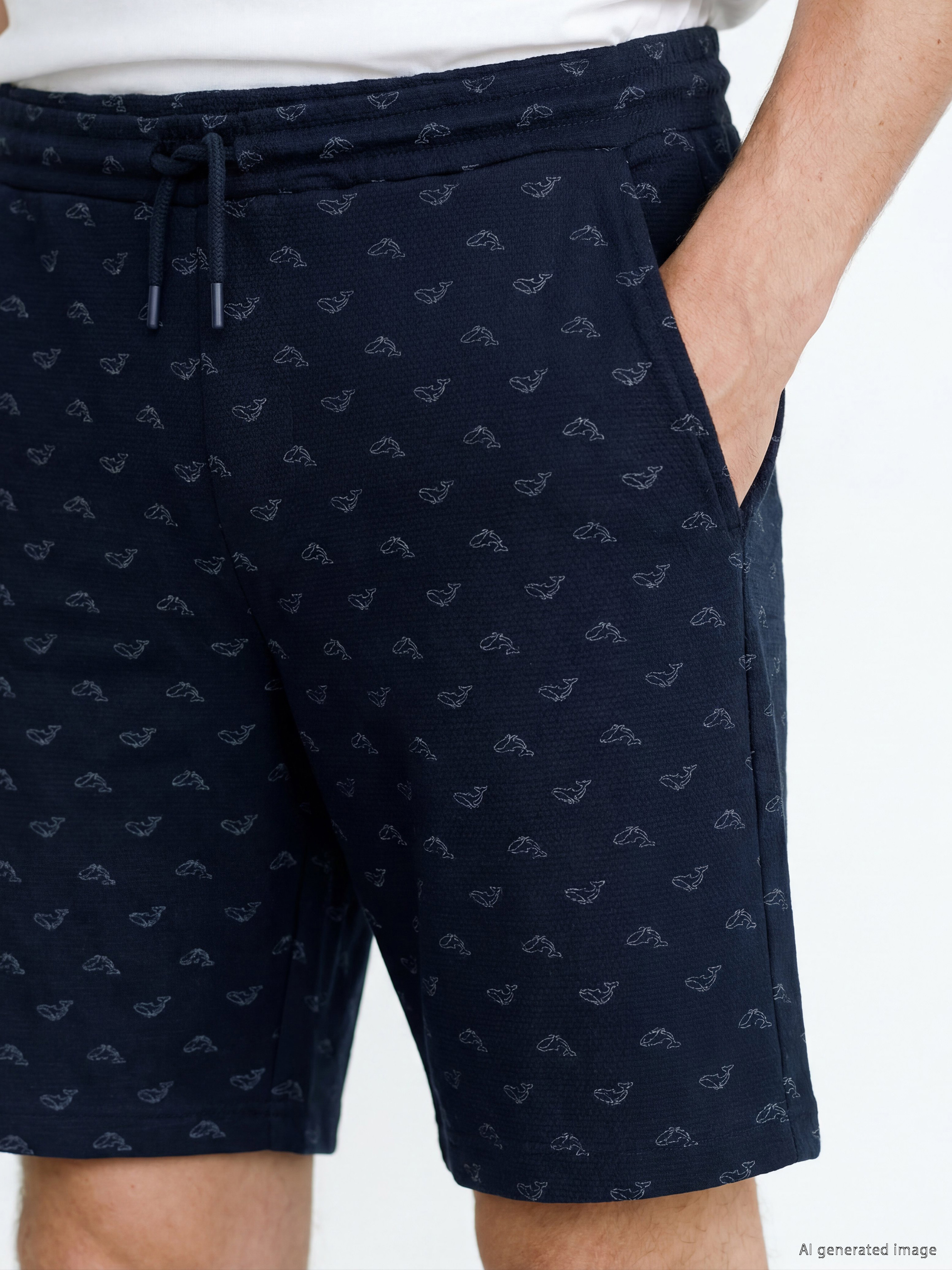 LC WAIKIKI Regular Fit Desenli Erkek Şort görsel 3