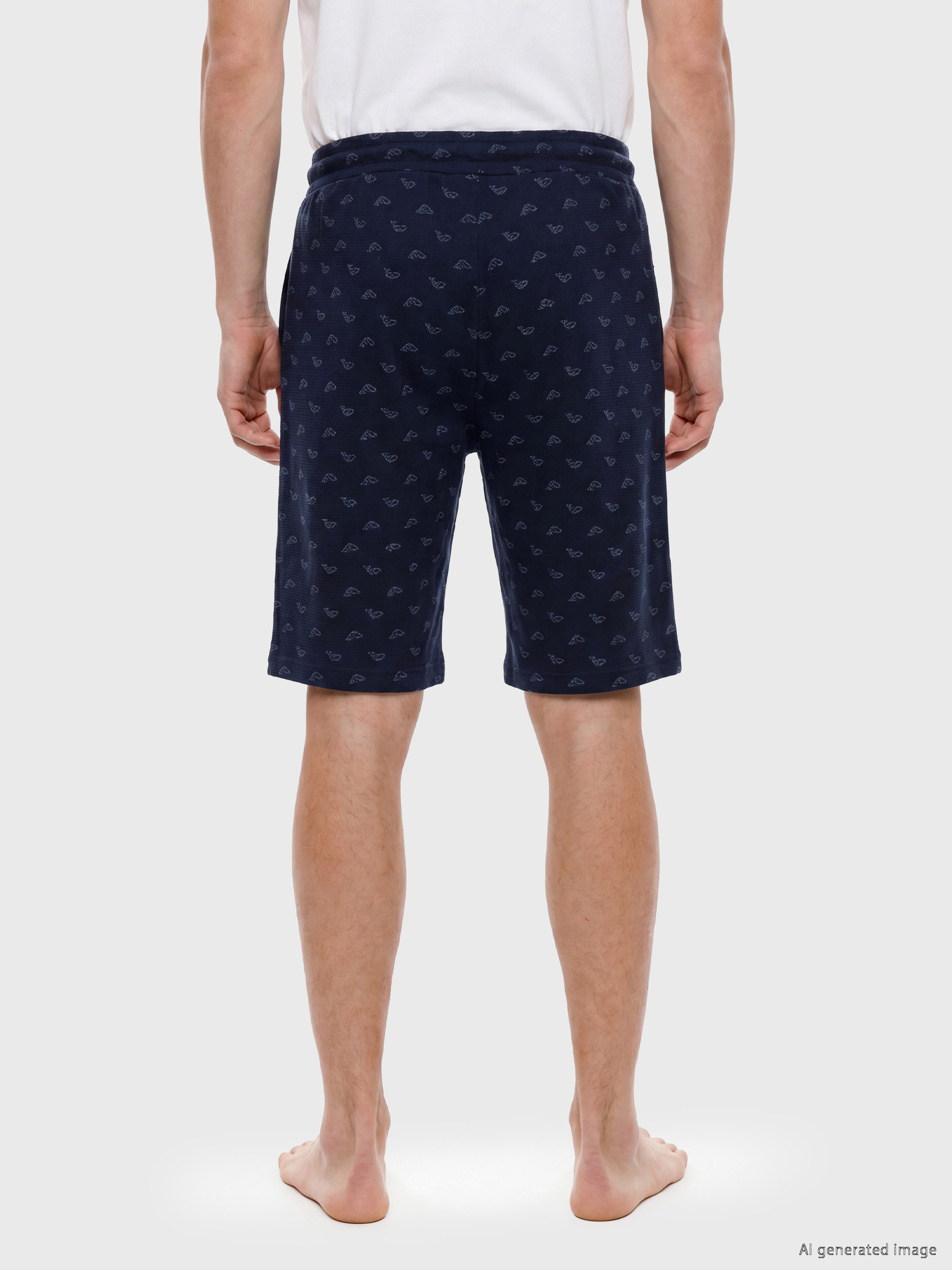 LC WAIKIKI Regular Fit Desenli Erkek Şort görsel 4