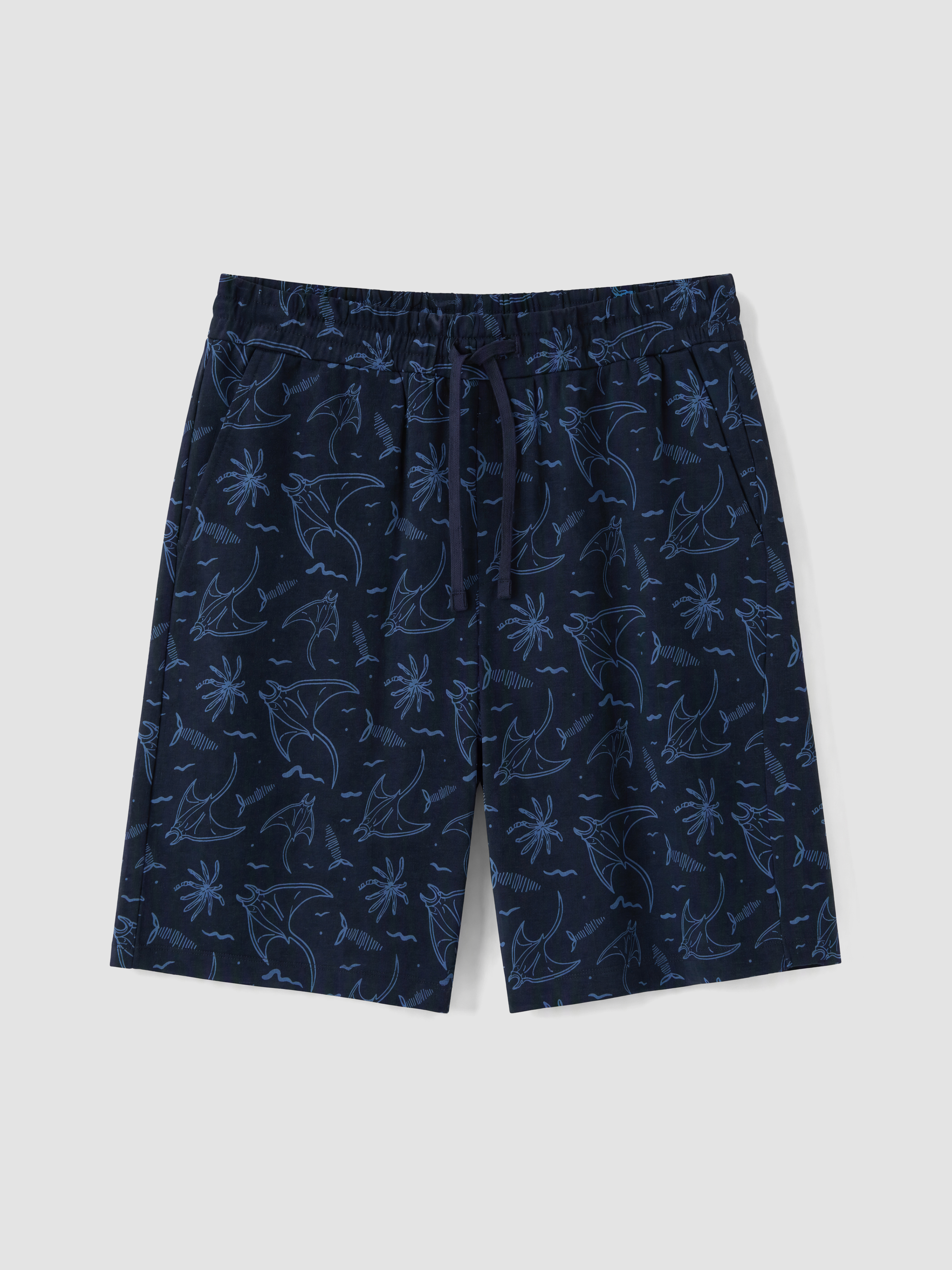 LC WAIKIKI Slim Fit Baskılı Erkek Pijama Alt Şort görsel 5