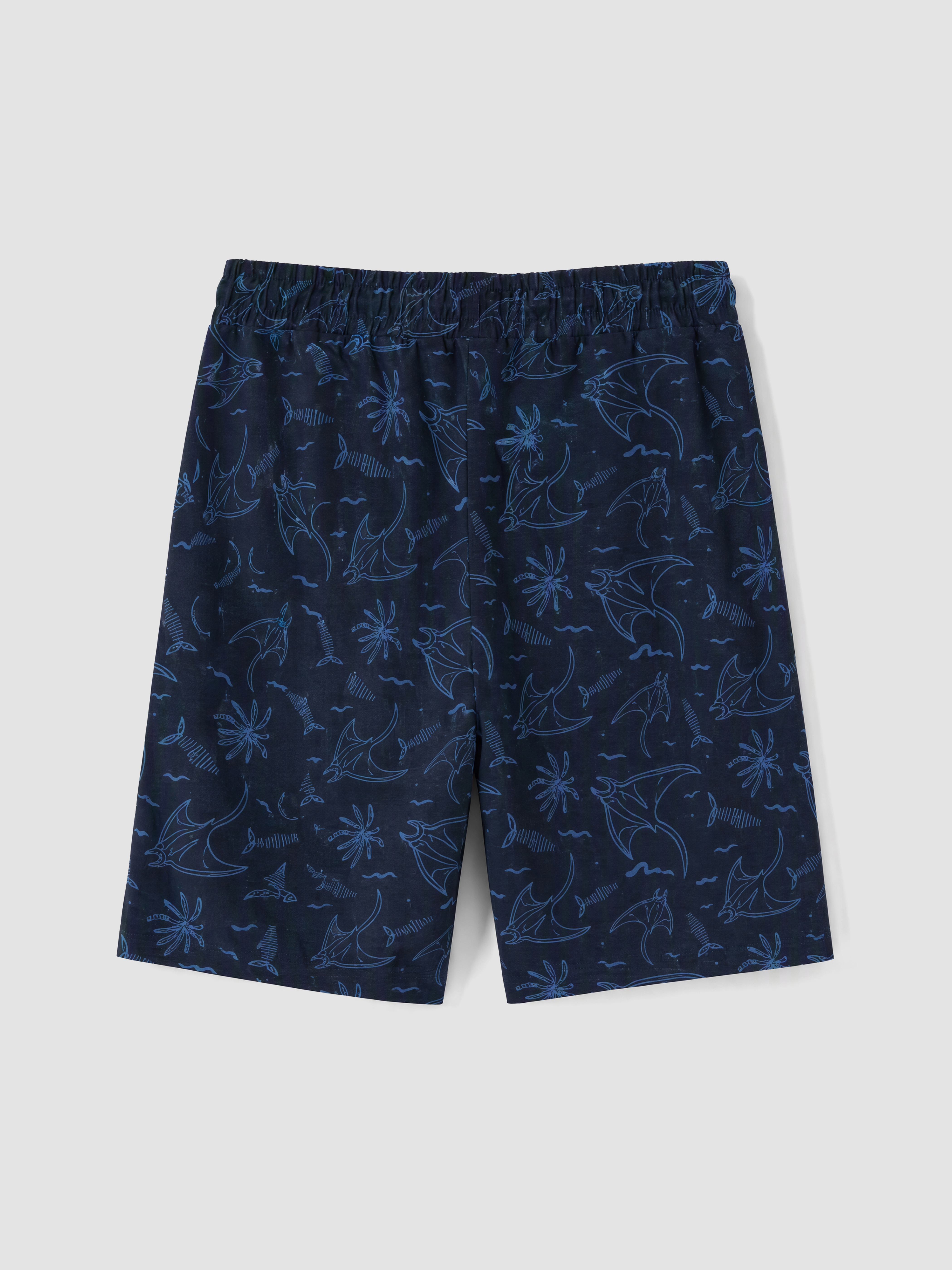 LC WAIKIKI Slim Fit Baskılı Erkek Pijama Alt Şort görsel 7