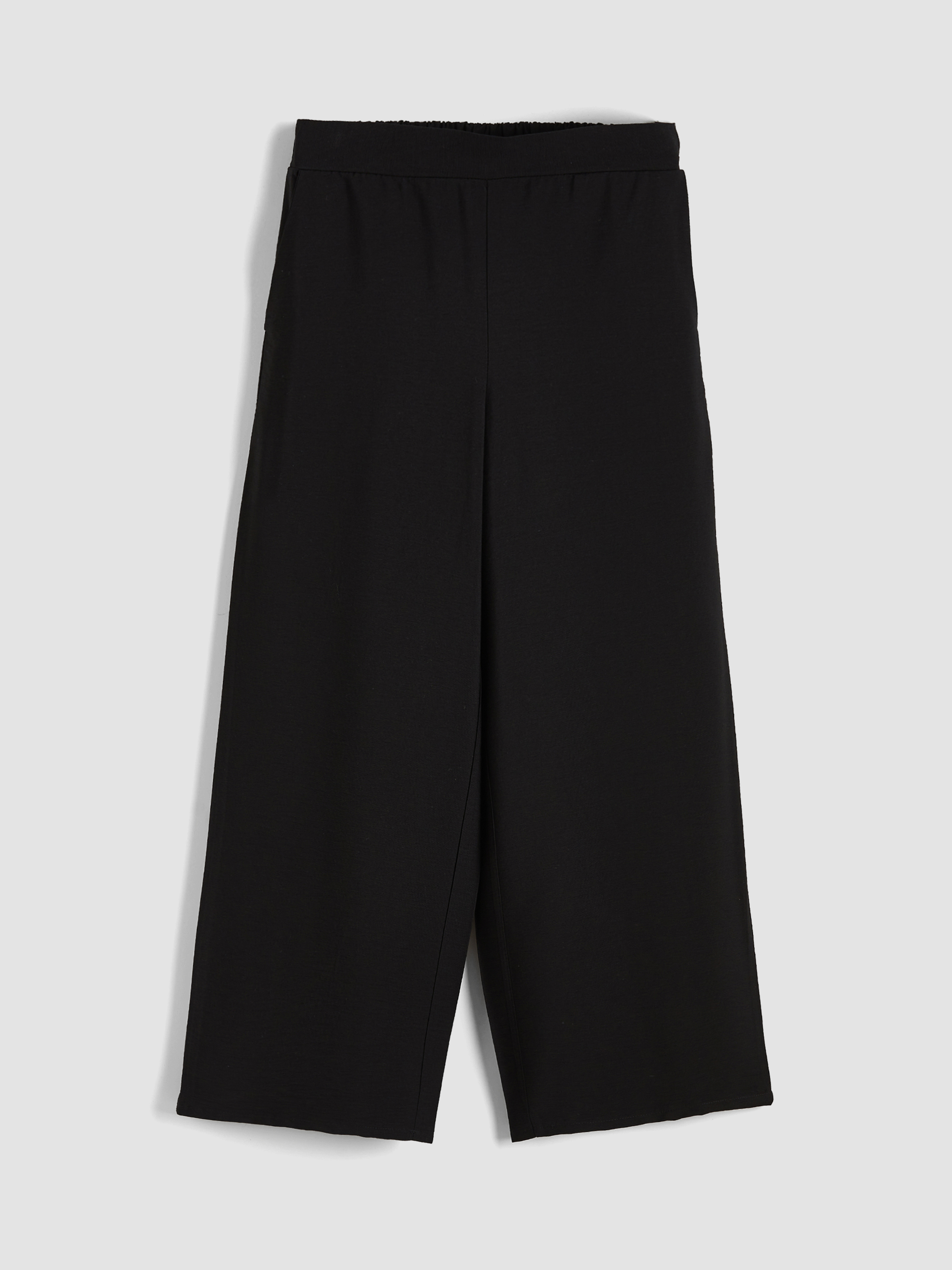 LCW Modest Beli Lastikli Geniş Paça Kadın Pantolon görsel 5