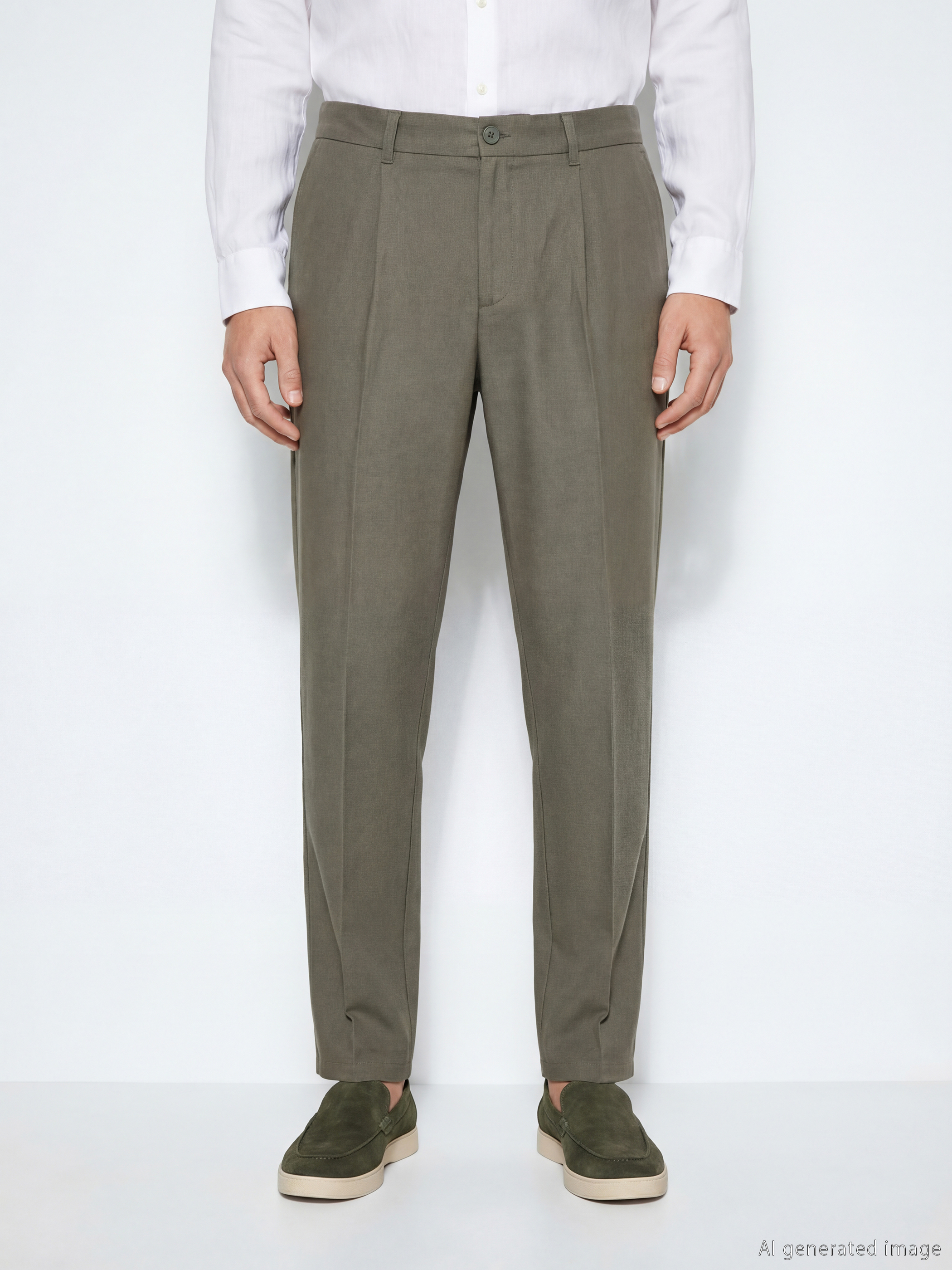 SOUTHBLUE Regular Fit Viskon Erkek Pileli Pantolon görsel 2