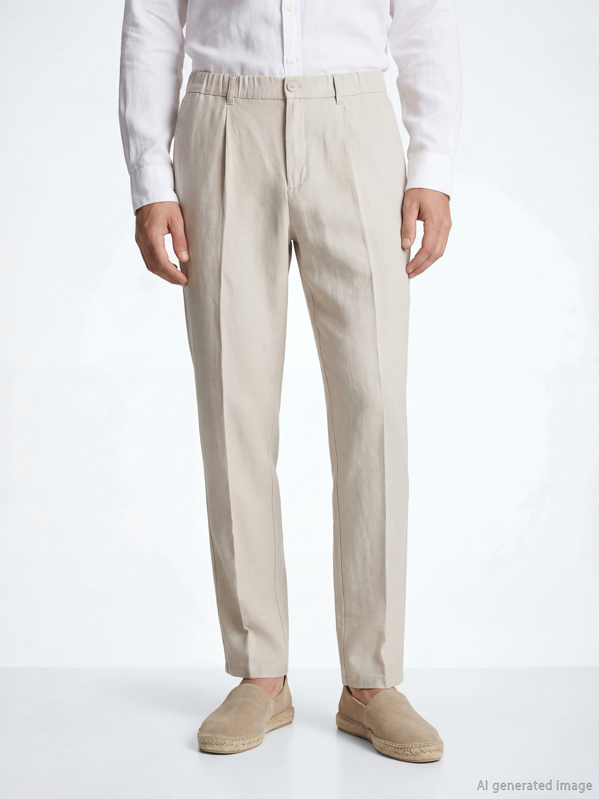 SOUTHBLUE Regular Fit Viskon Erkek Pileli Pantolon görsel 2
