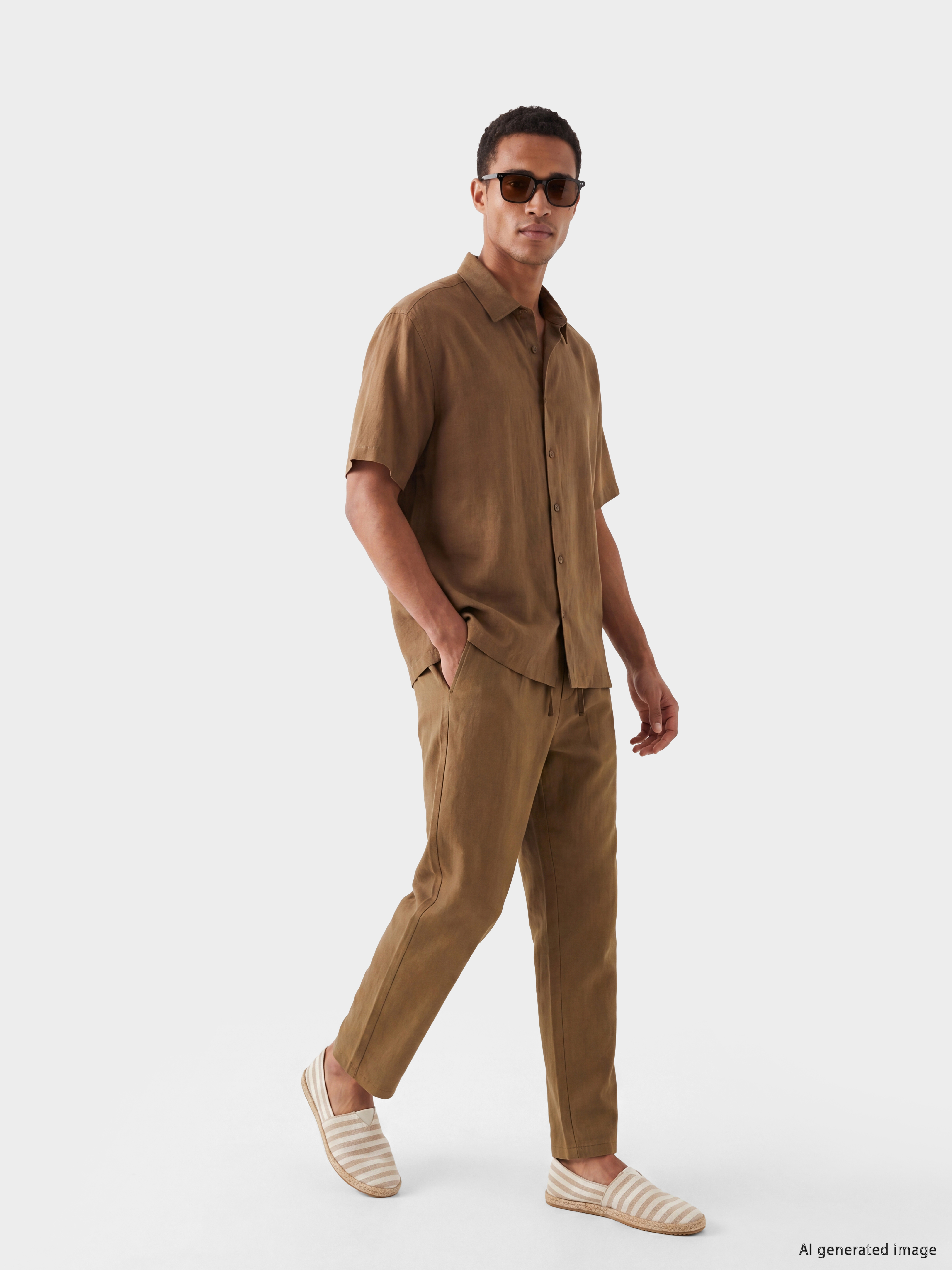 LCW Vision Regular Fit Erkek Pileli Pantolon görsel 2