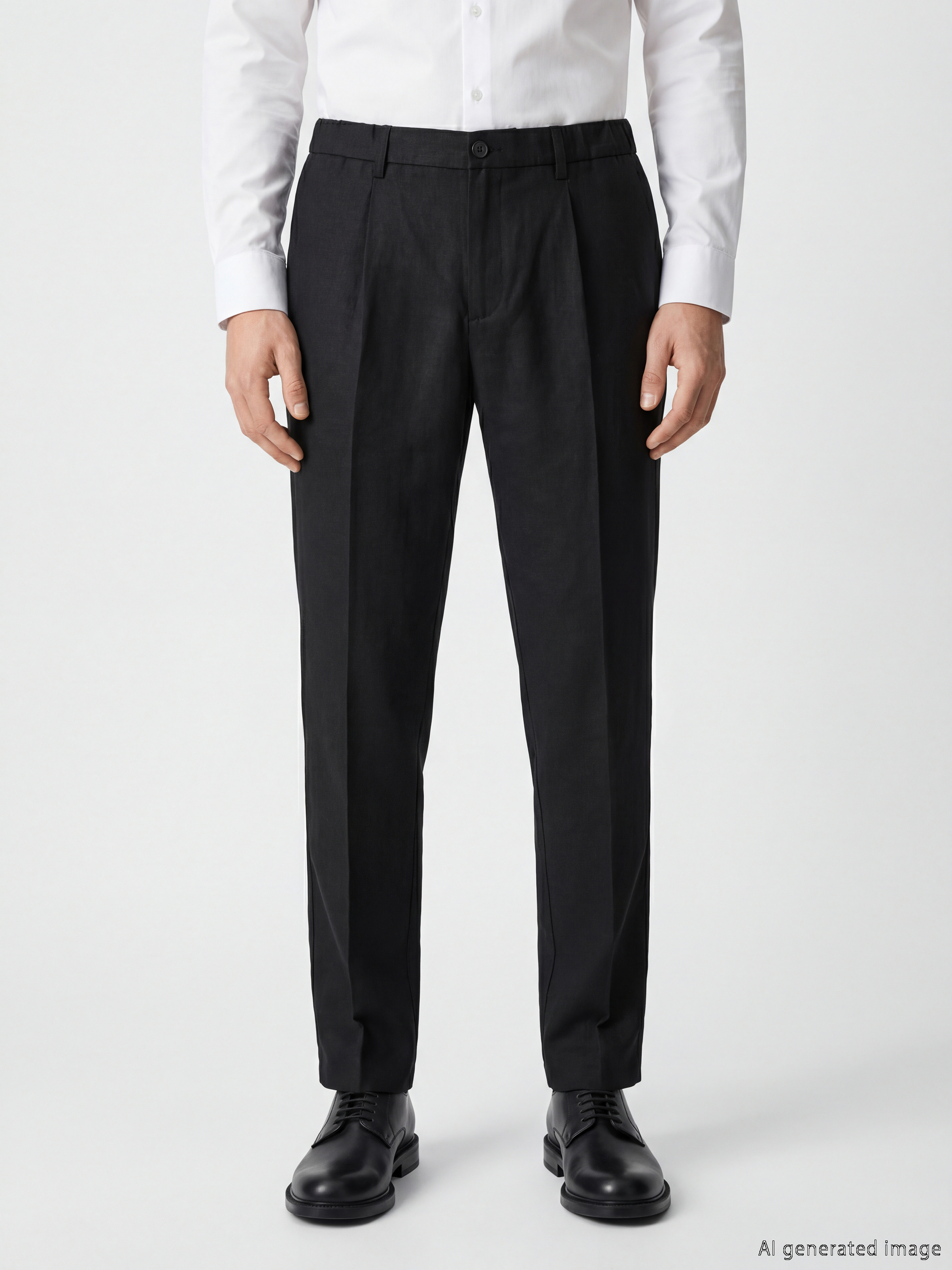 SOUTHBLUE Regular Fit Keten Karışımlı Erkek Pileli Pantolon görsel 2