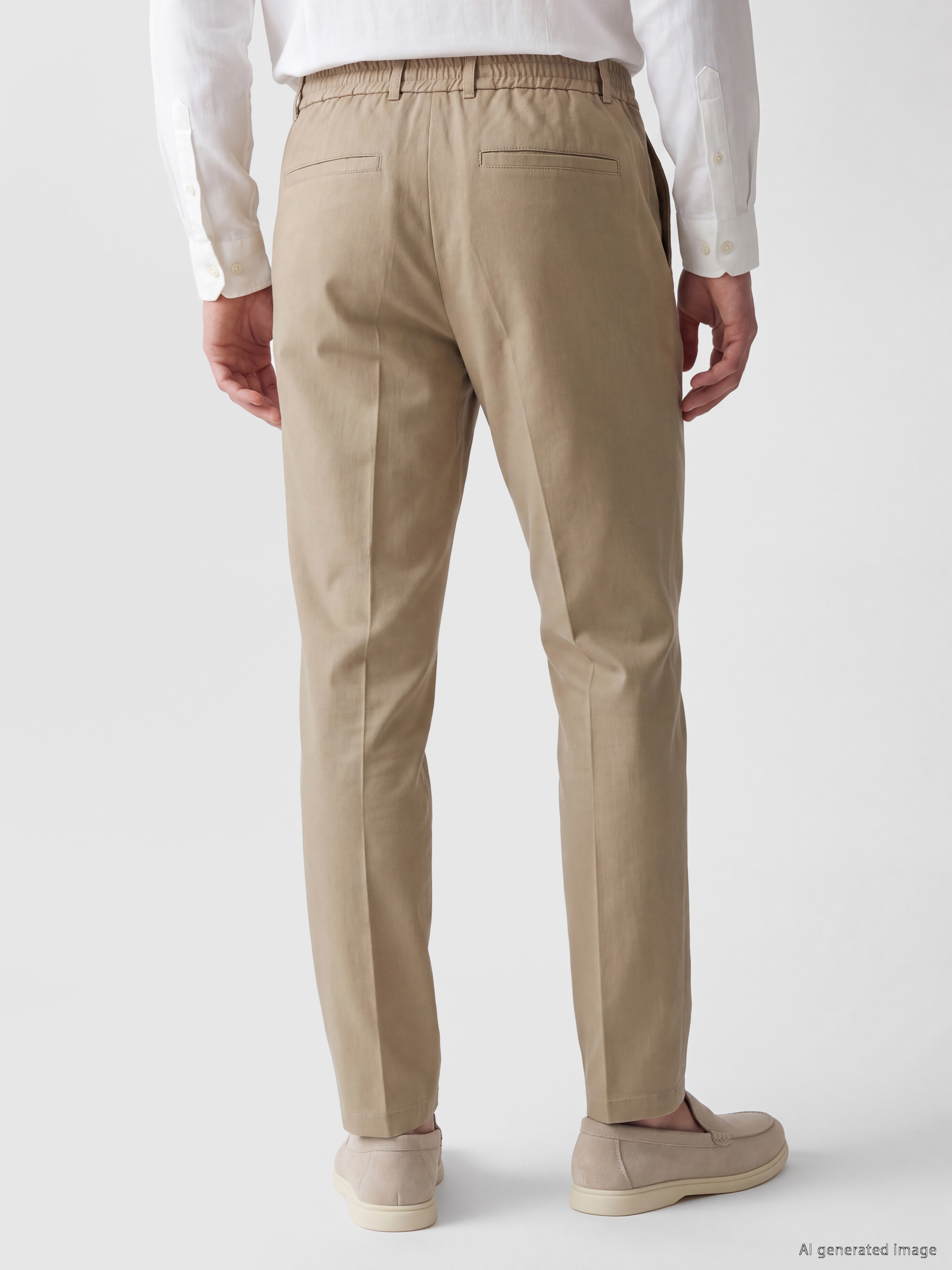 SOUTHBLUE Regular Fit Keten Görünümlü Erkek Pileli Pantolon görsel 4