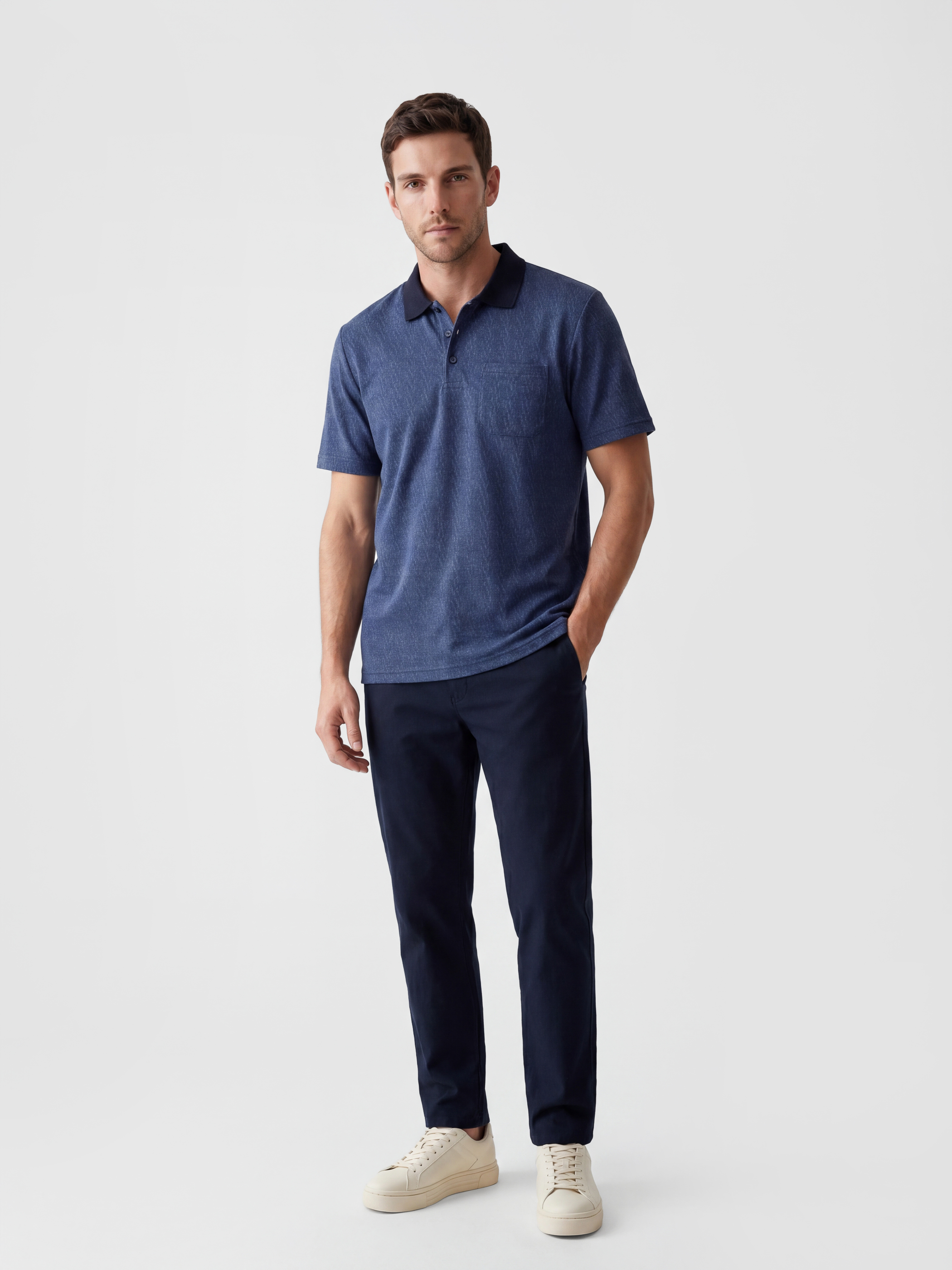 LCWAIKIKI Classic Polo Yaka Erkek Tişört görsel 2