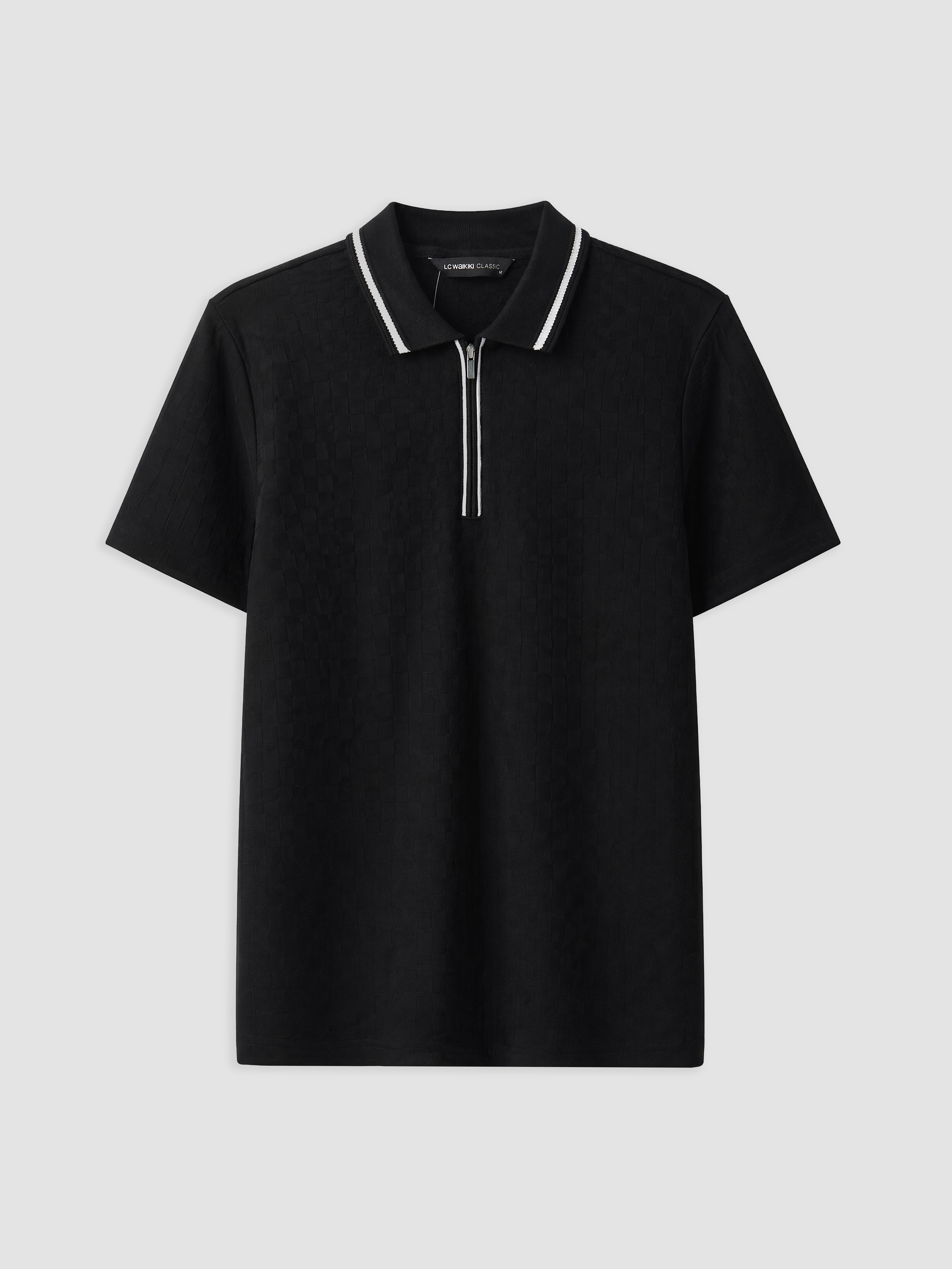 LCWAIKIKI Classic Polo Yaka Dokulu Erkek Tişört görsel 5