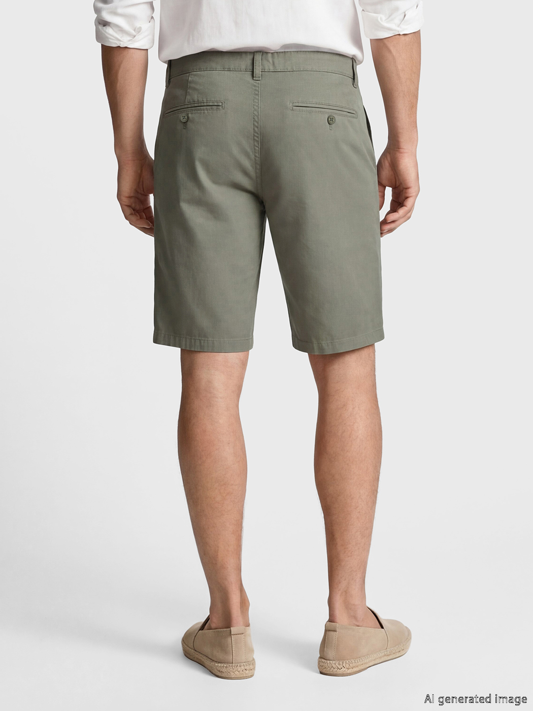 LCWAIKIKI Classic Standart Kalıp Erkek Gabardin Şort görsel 4