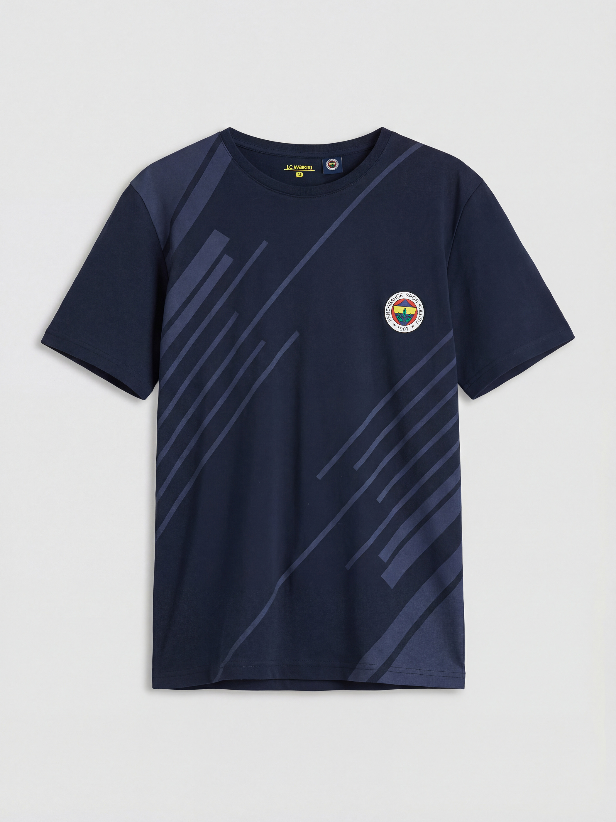 LC WAIKIKI Fenerbahçe Baskılı Erkek Şortlu Pijama Takımı görsel 6