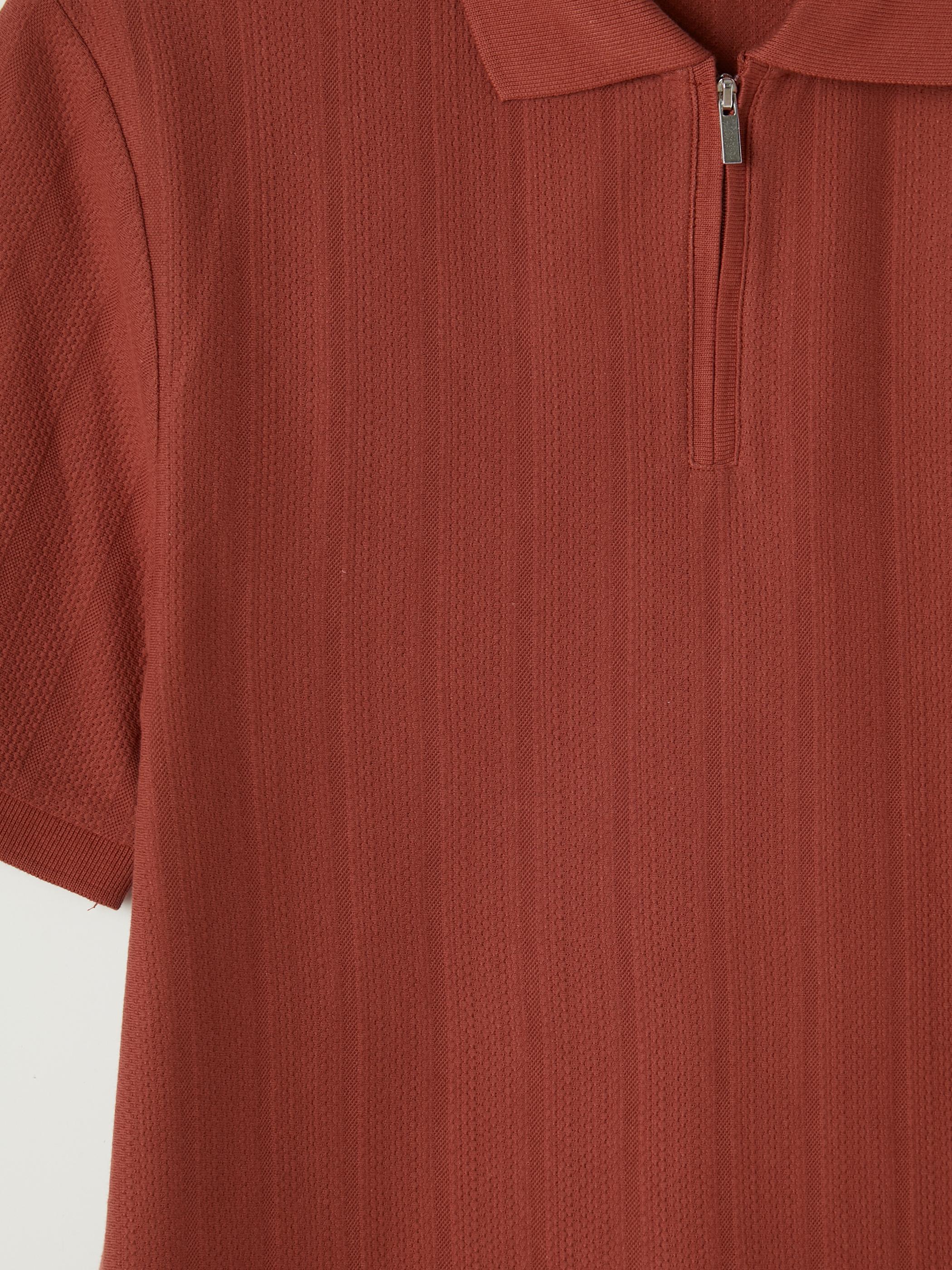 LCW Vision Polo Yaka Erkek Penye Tişört görsel 7