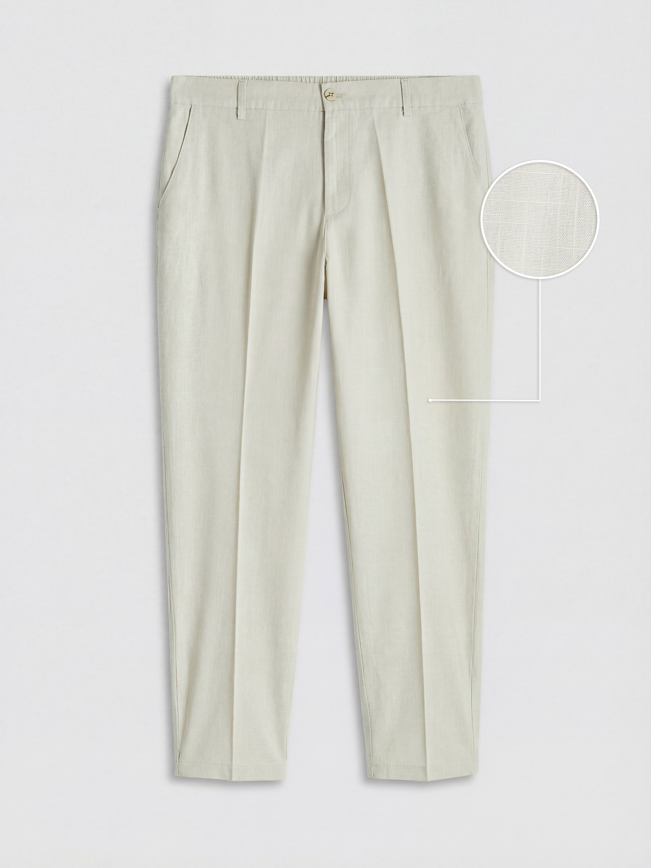 SOUTHBLUE Regular Fit Keten Görünümlü Erkek Pantolon görsel 5