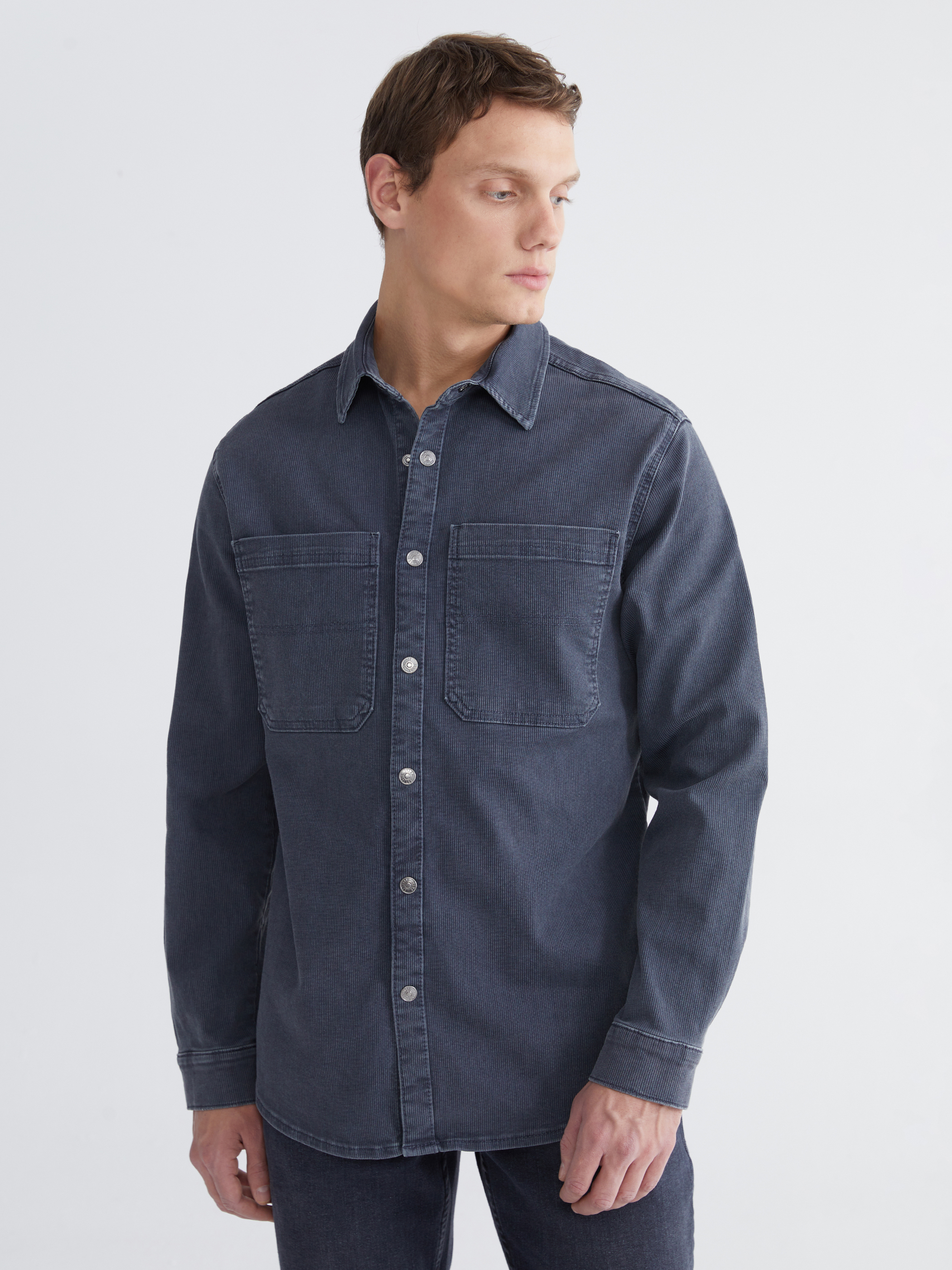 LCW Jeans Rahat Kalıp Erkek Jean Gömlek