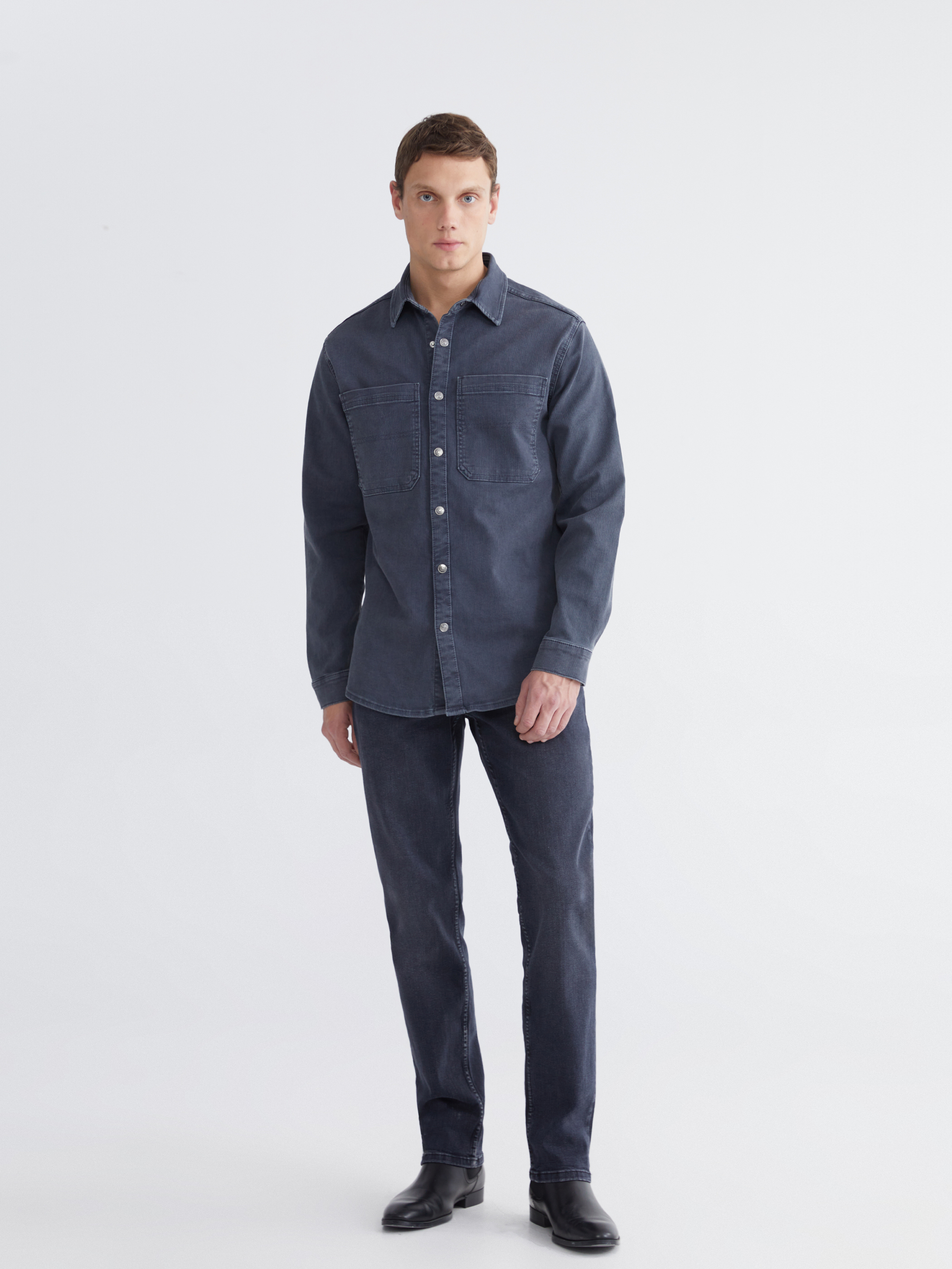 LCW Jeans Rahat Kalıp Erkek Jean Gömlek görsel 2