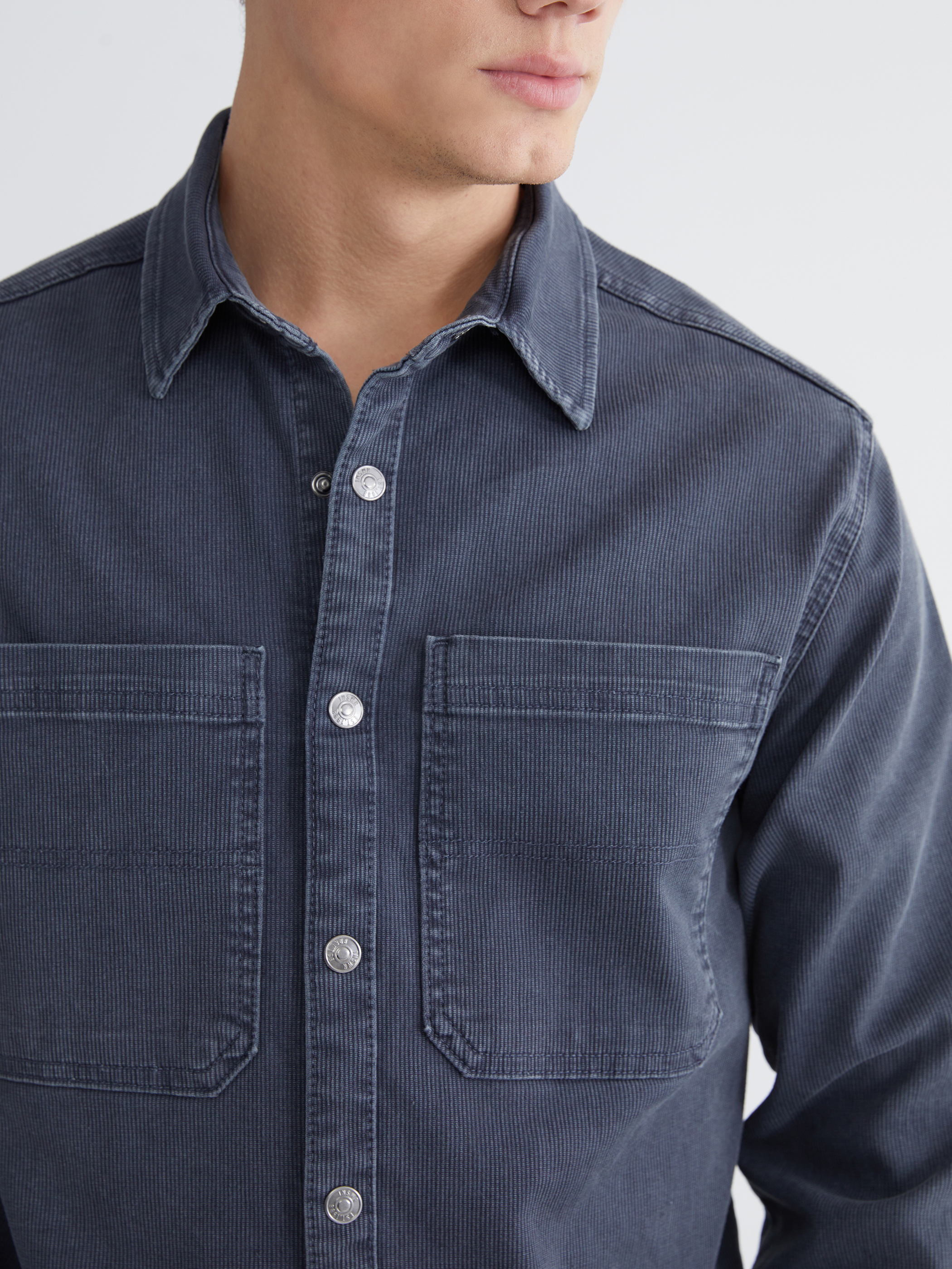 LCW Jeans Rahat Kalıp Erkek Jean Gömlek görsel 3