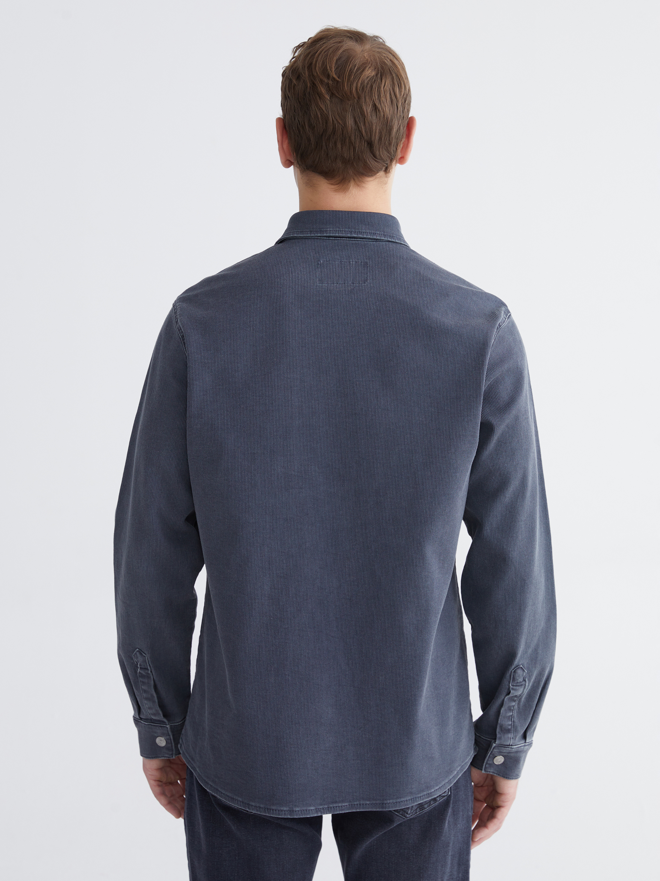 LCW Jeans Rahat Kalıp Erkek Jean Gömlek görsel 4