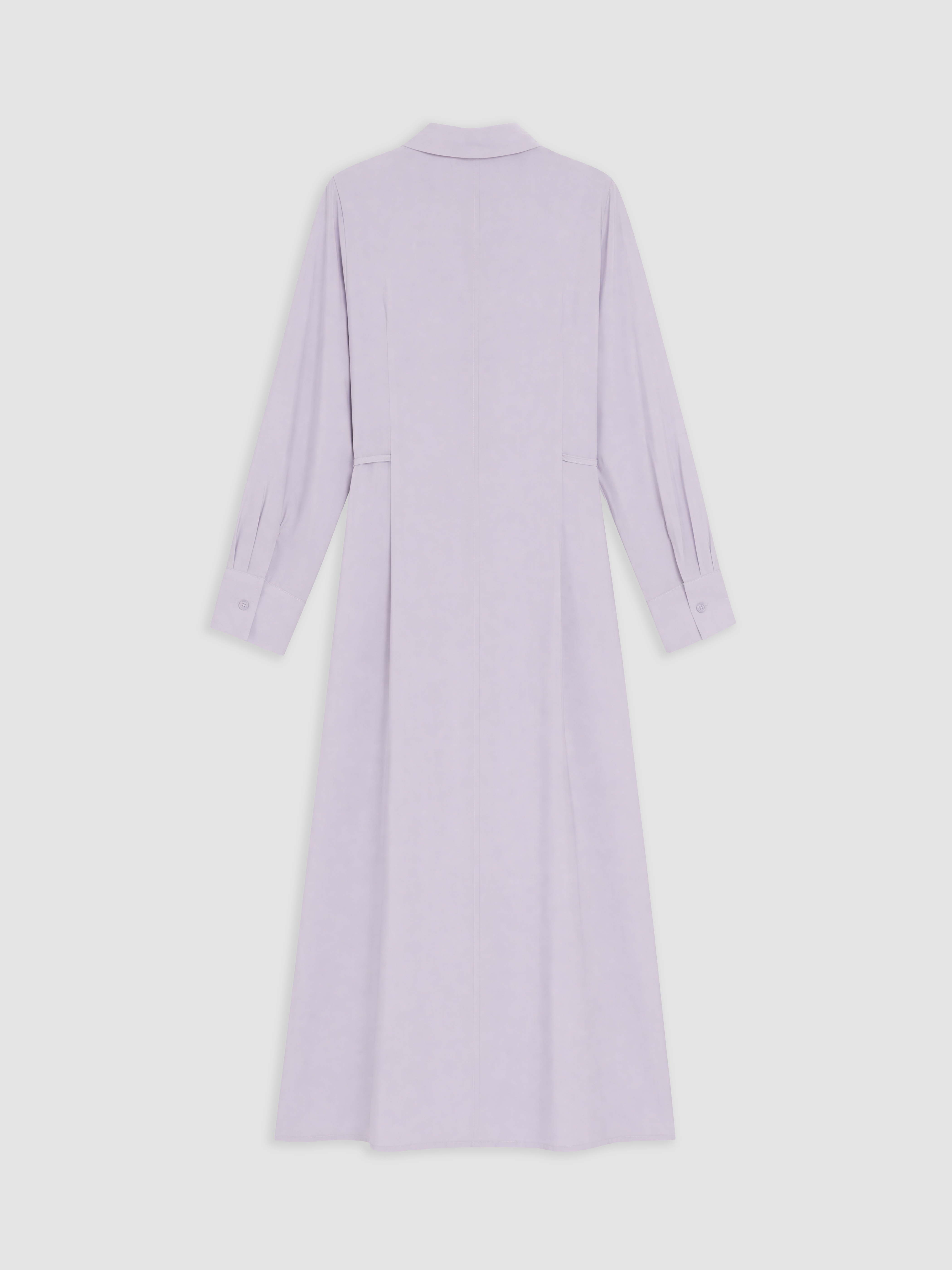 LCW Modest Beli Bağlamalı Modal Karışımlı Gömlek Elbise görsel 6
