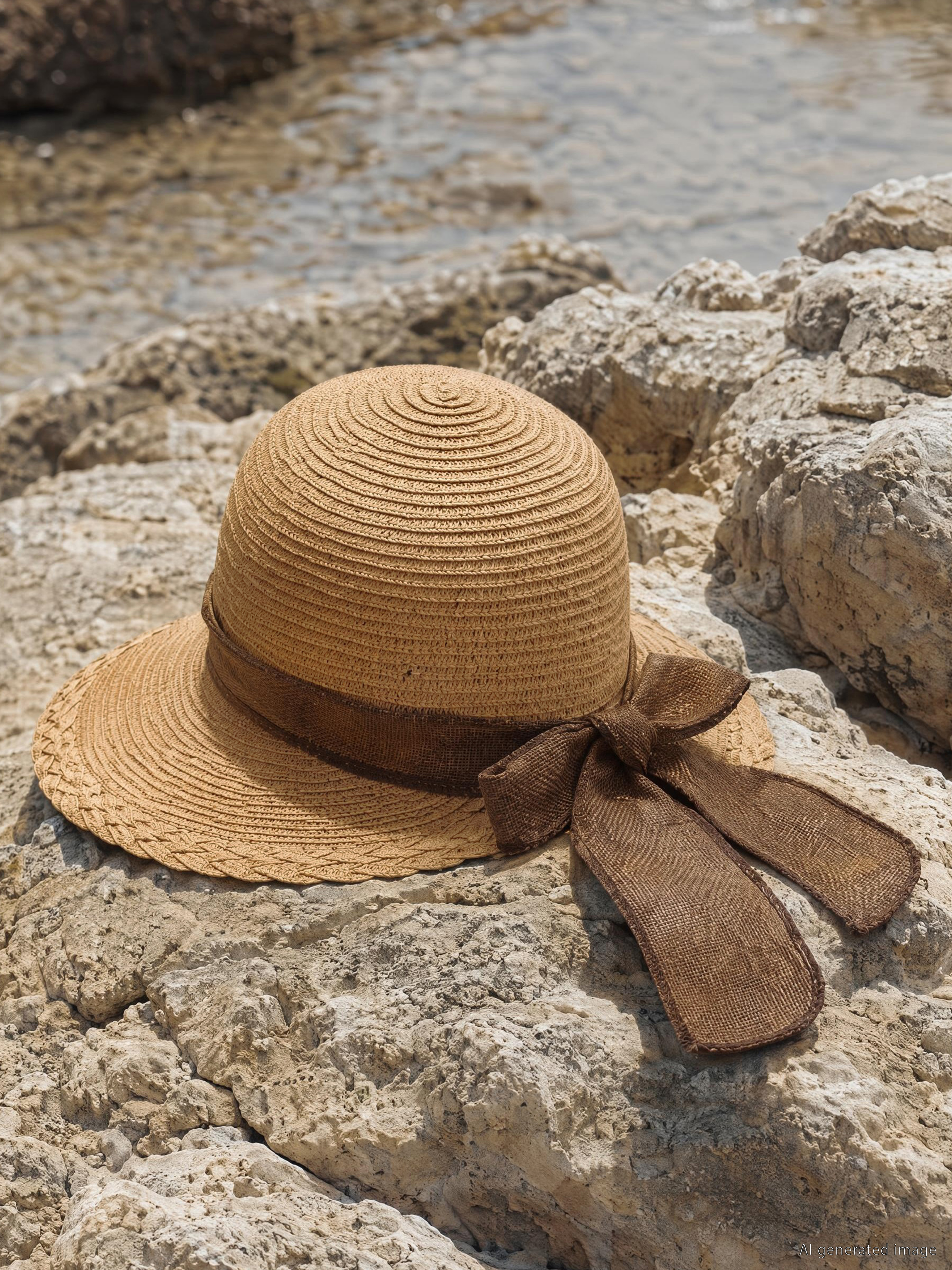 LCW ACCESSORIES Kadın Hasır Bucket Şapka