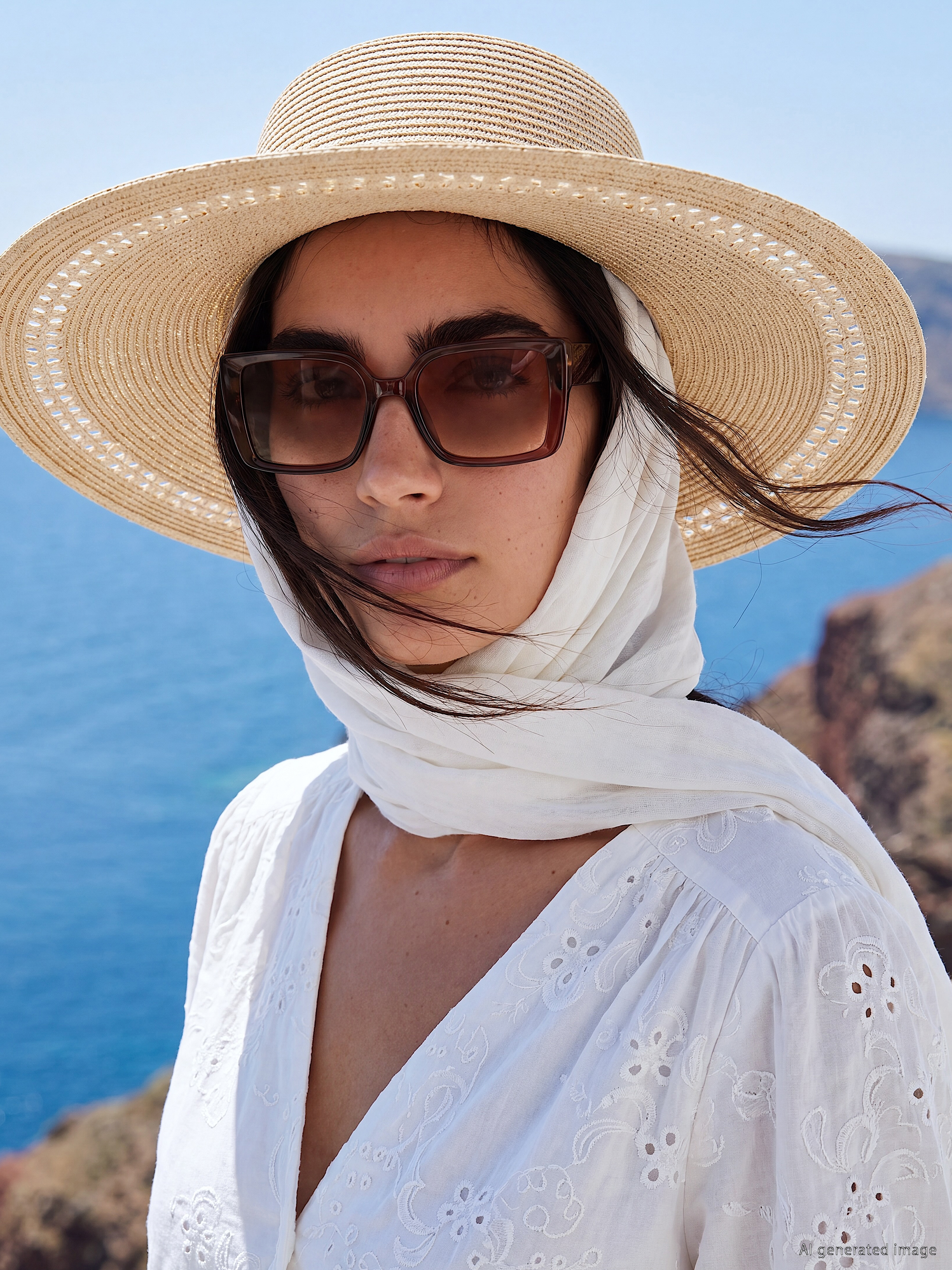 LCW ACCESSORIES Kadın Hasır Fötr Şapka