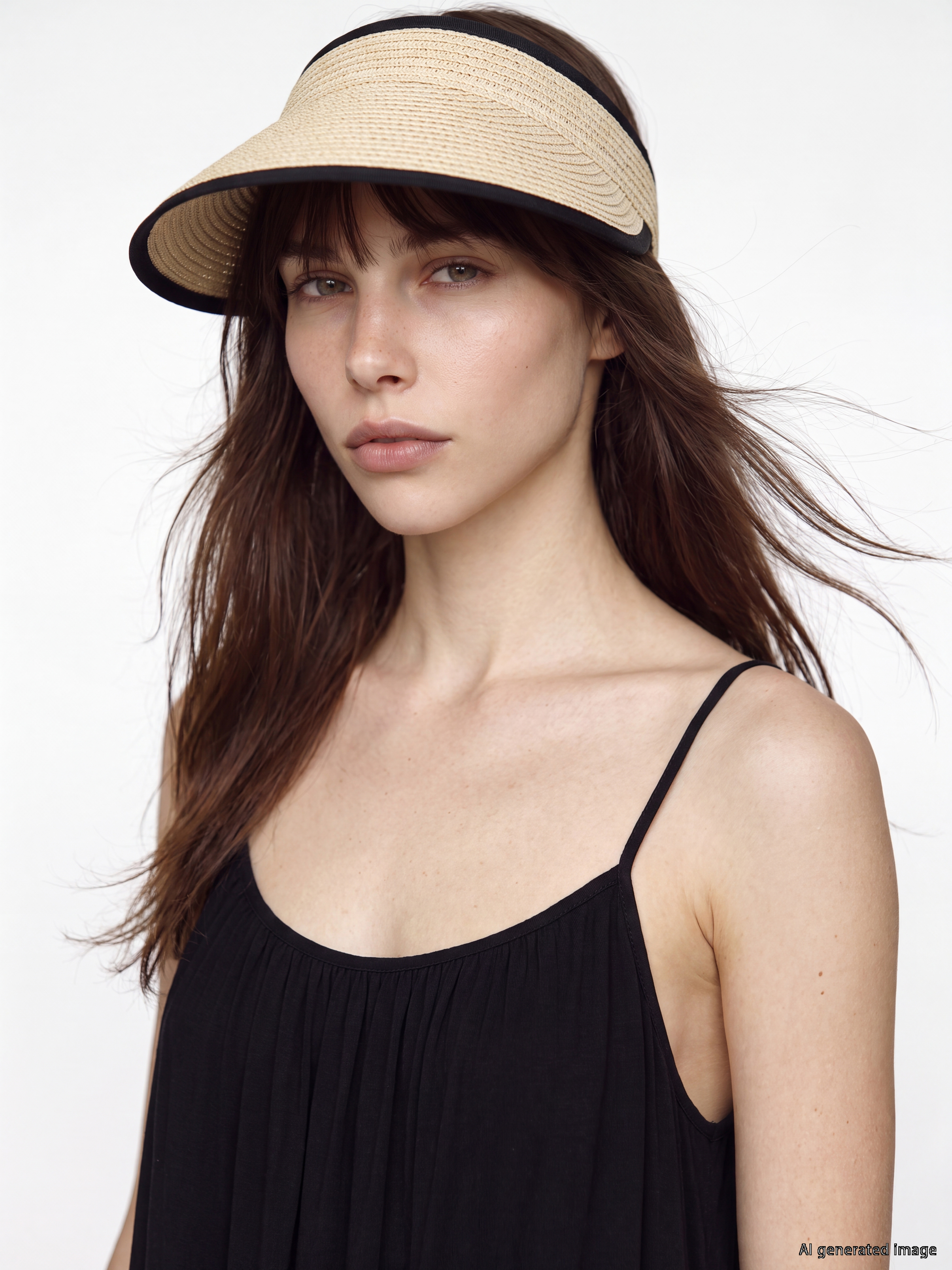 LCW ACCESSORIES Kadın Hasır Vizor Şapka