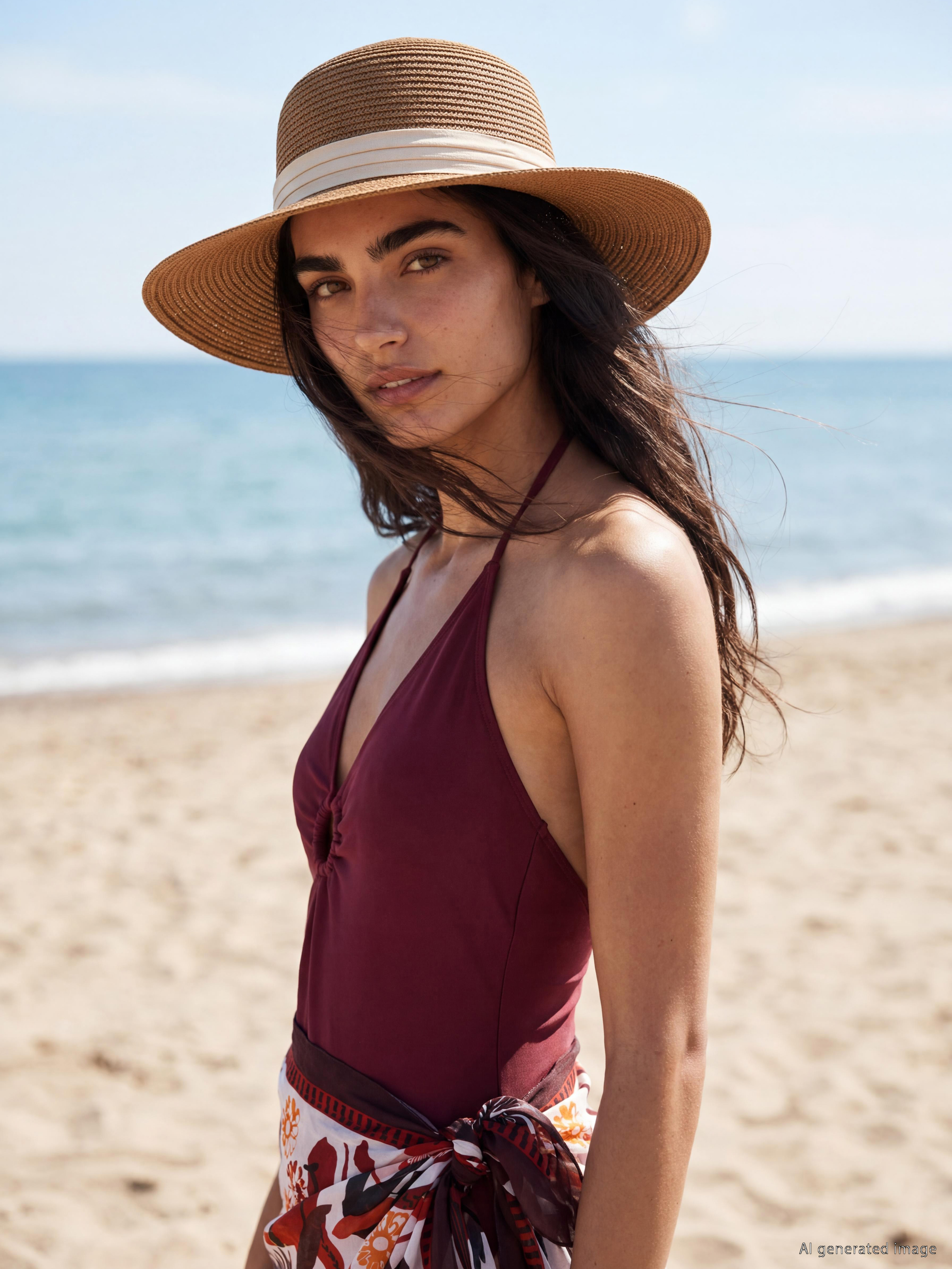 LCW ACCESSORIES Kadın Hasır Şapka