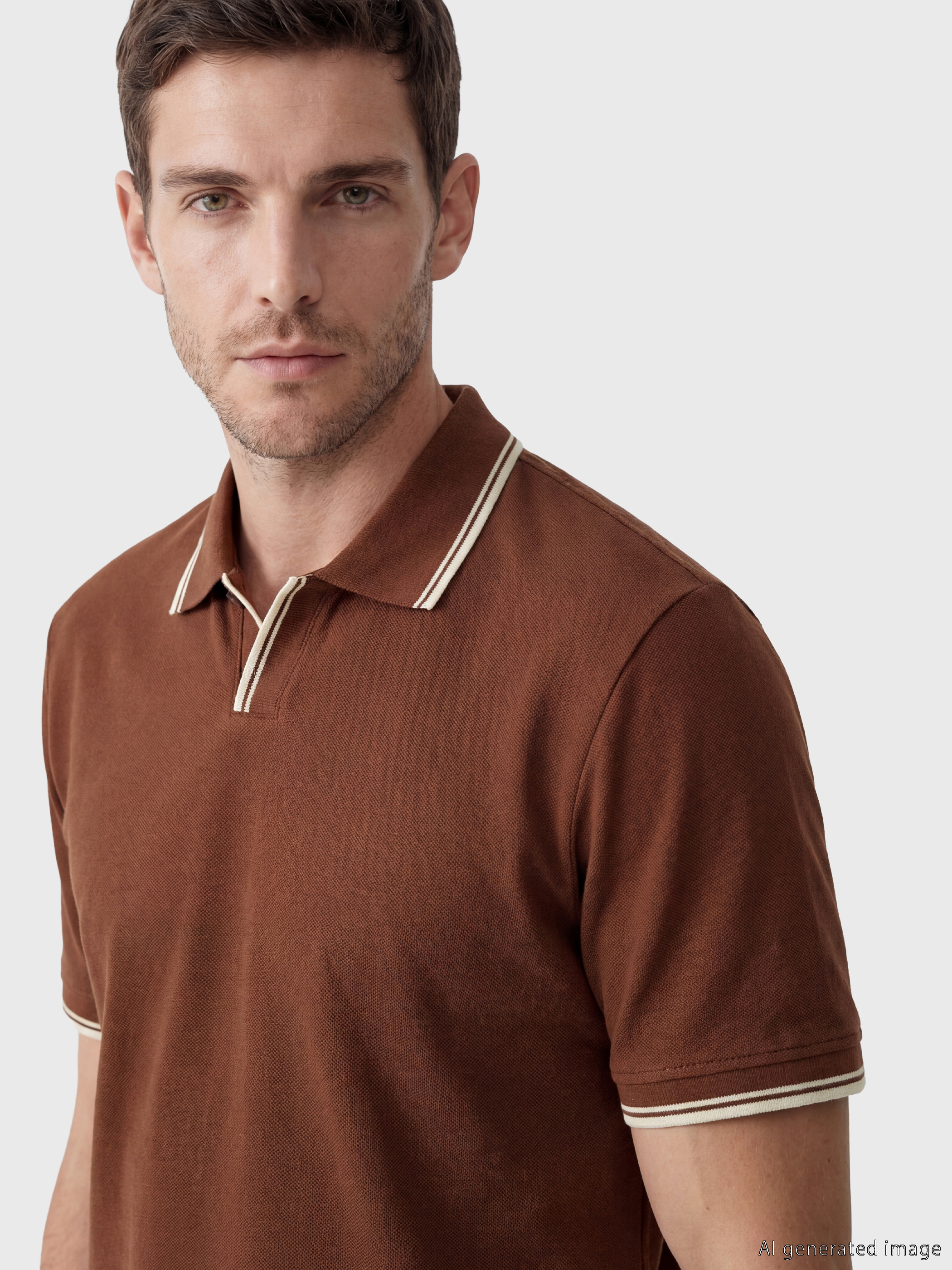 LCWAIKIKI Classic Polo Yaka Pike Erkek Tişört görsel 2