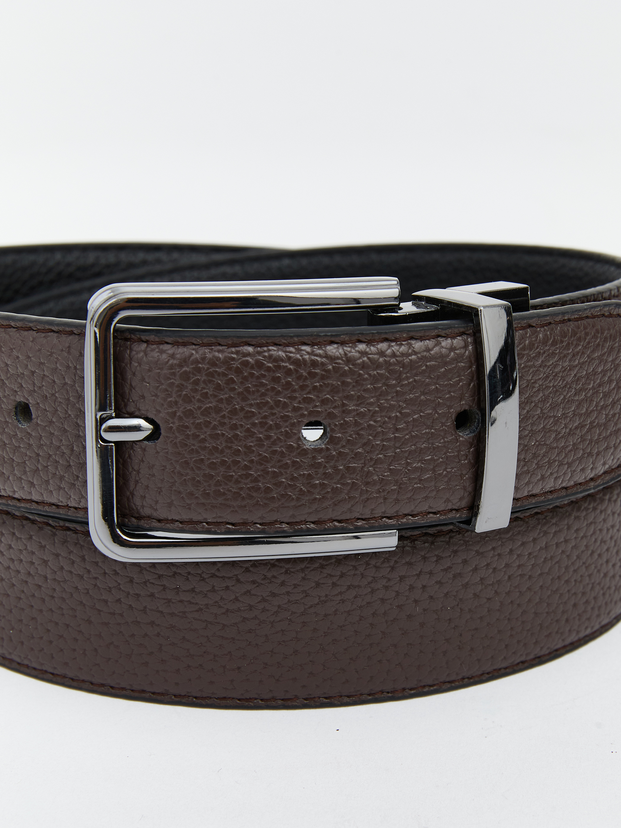 LCW ACCESSORIES Deri Görünümlü Çift Taraflı Erkek Kemer görsel 8