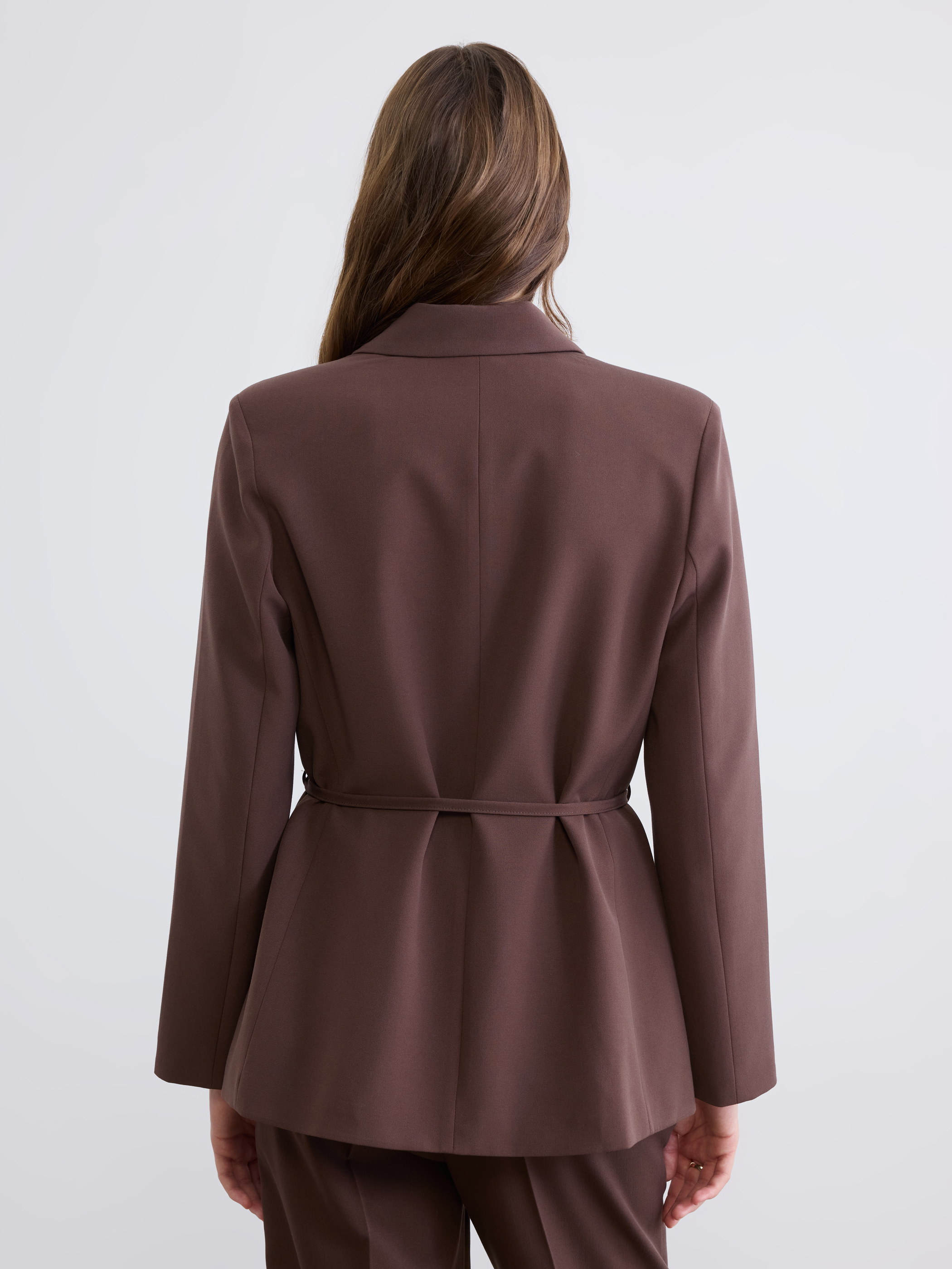 LCW EVERYDAY Beli Kuşaklı Kadın Blazer Ceket görsel 6