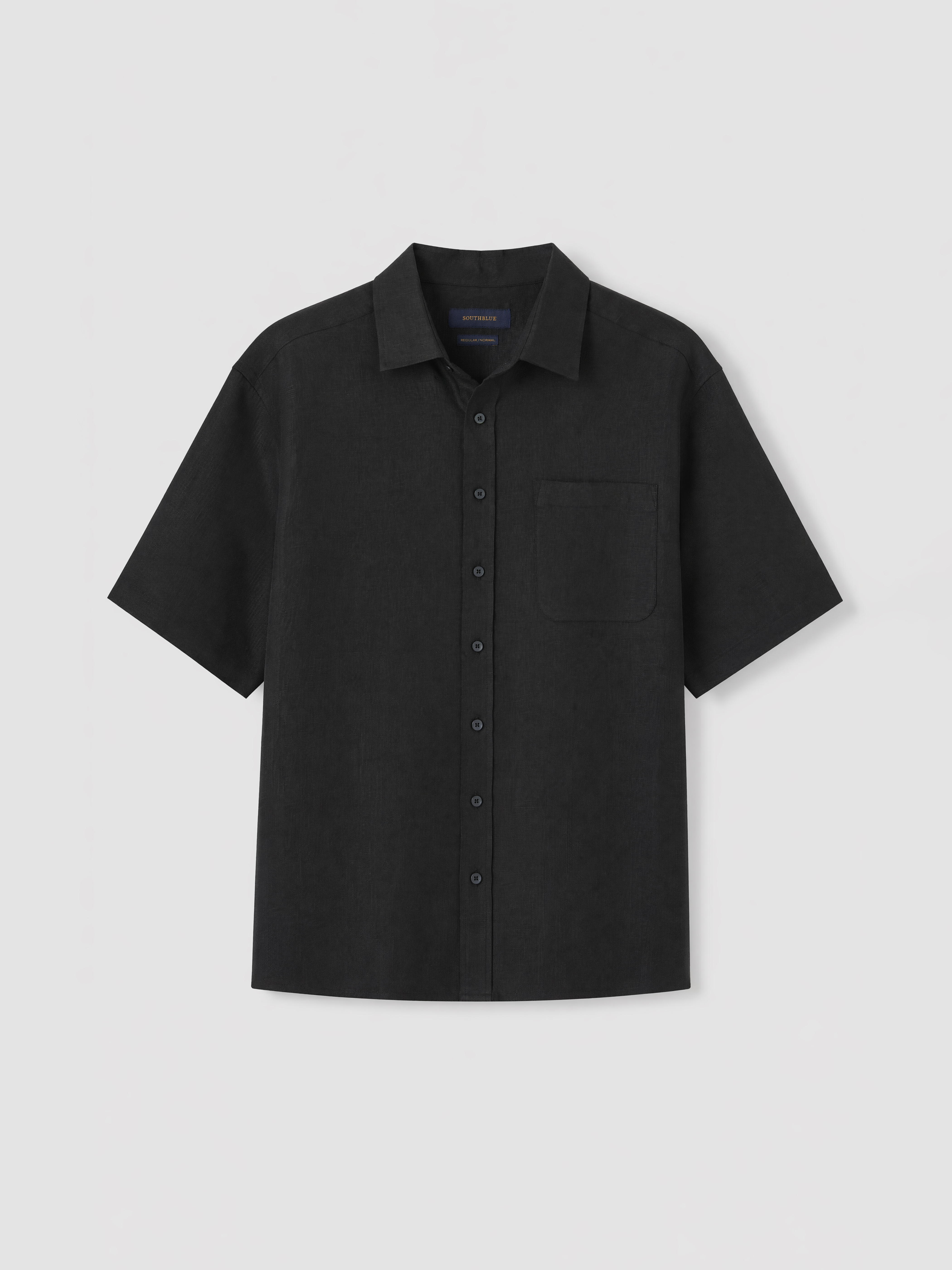 SOUTHBLUE Loose Fit %100 Keten Erkek Gömlek görsel 5