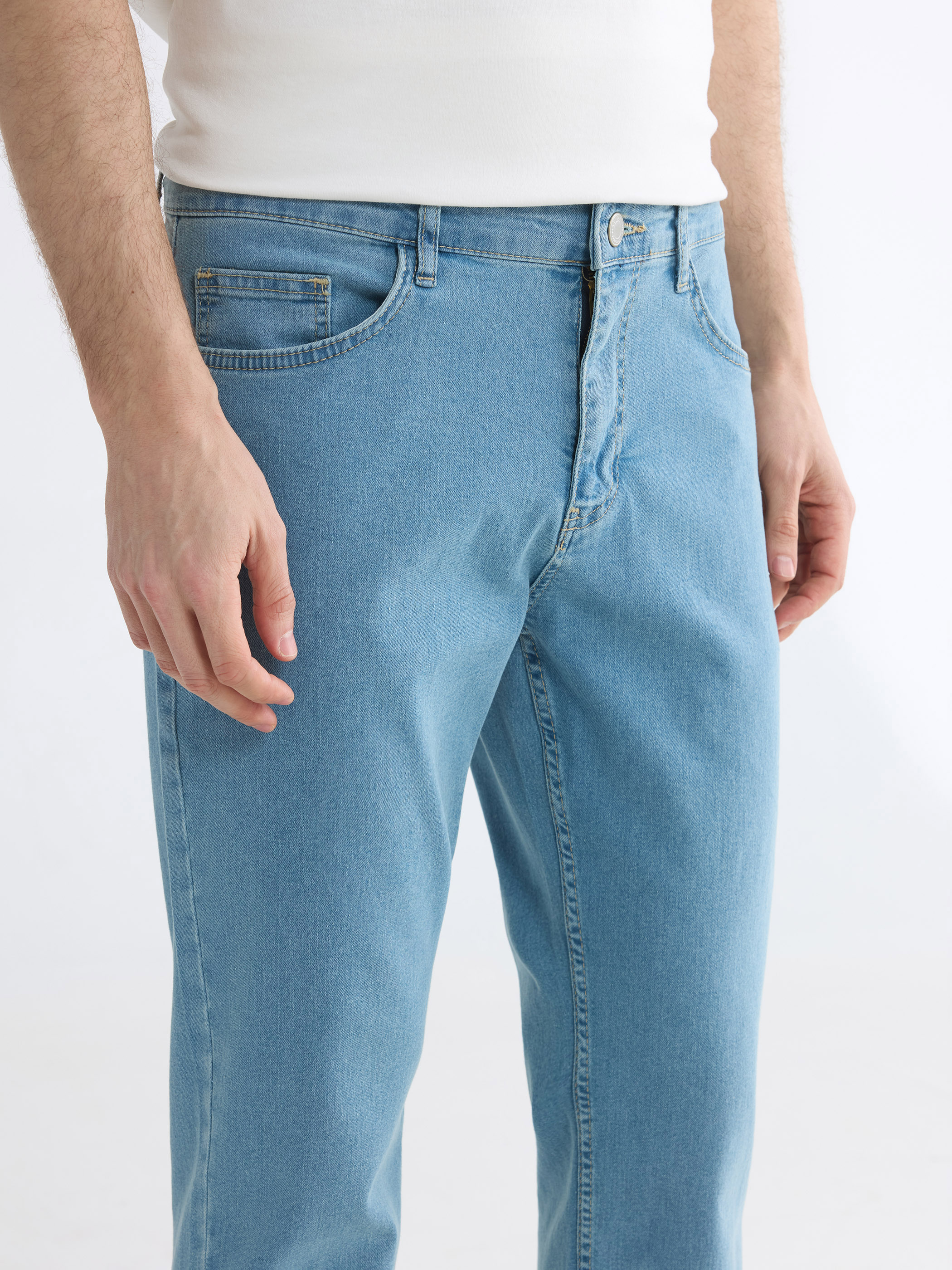 LCW Jeans 779 Regular Fit Erkek Jean Pantolon görsel 3