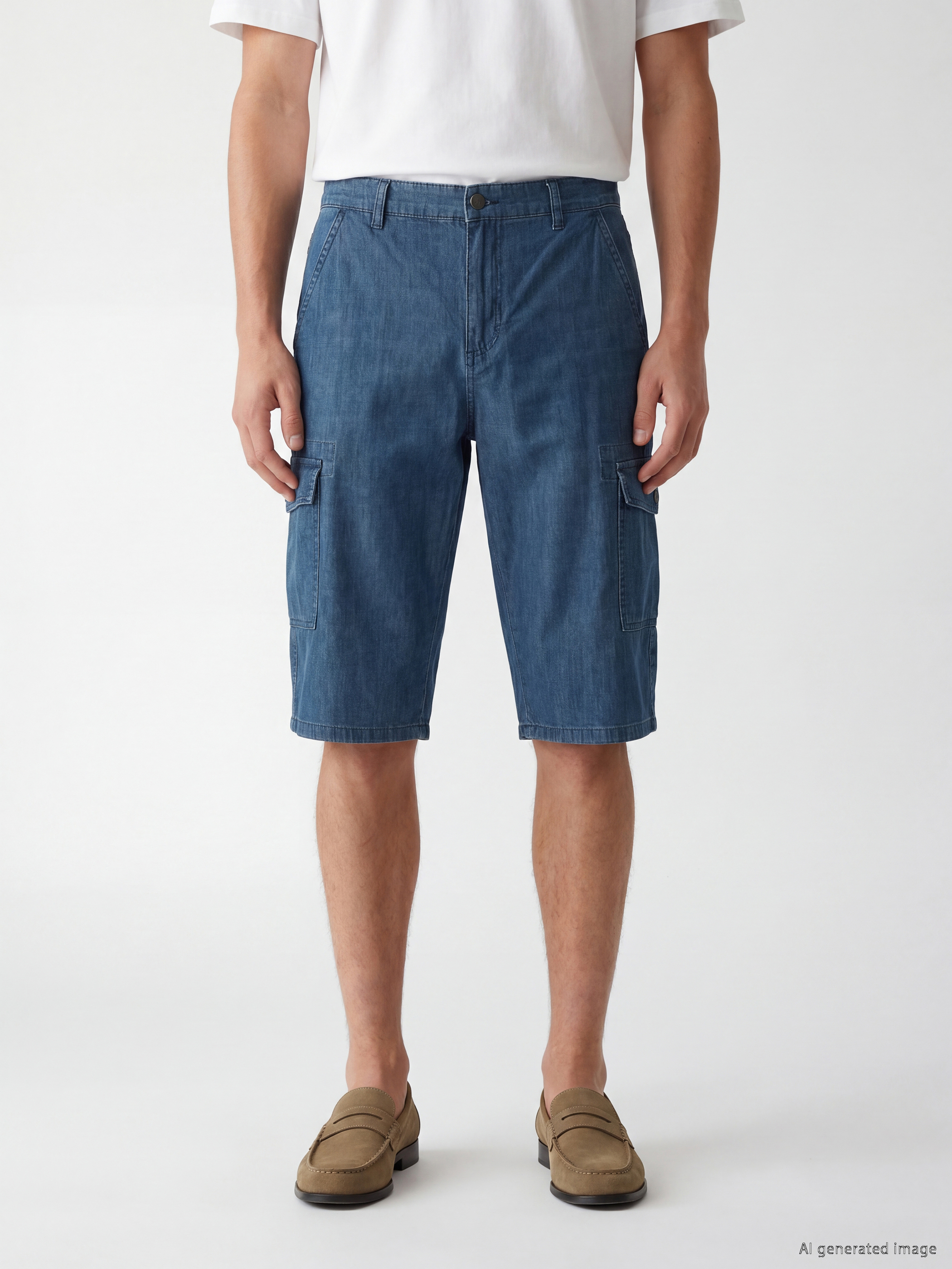 LCW Jeans Regular Fit Erkek Jean Şort görsel 2