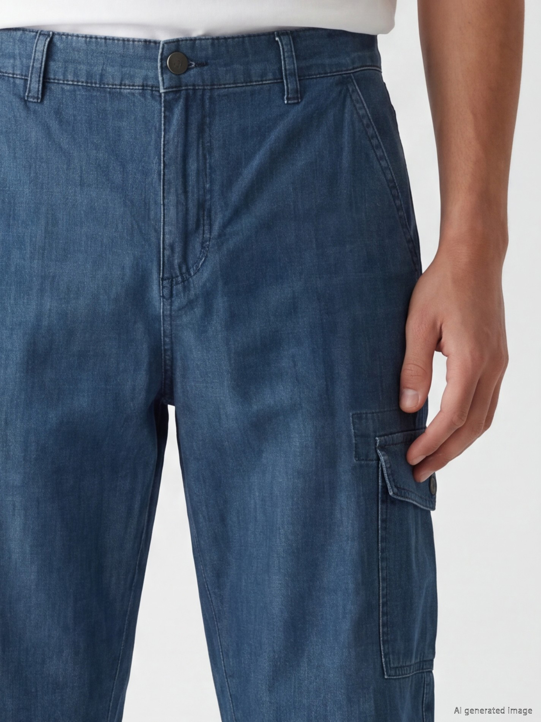 LCW Jeans Regular Fit Erkek Jean Şort görsel 3