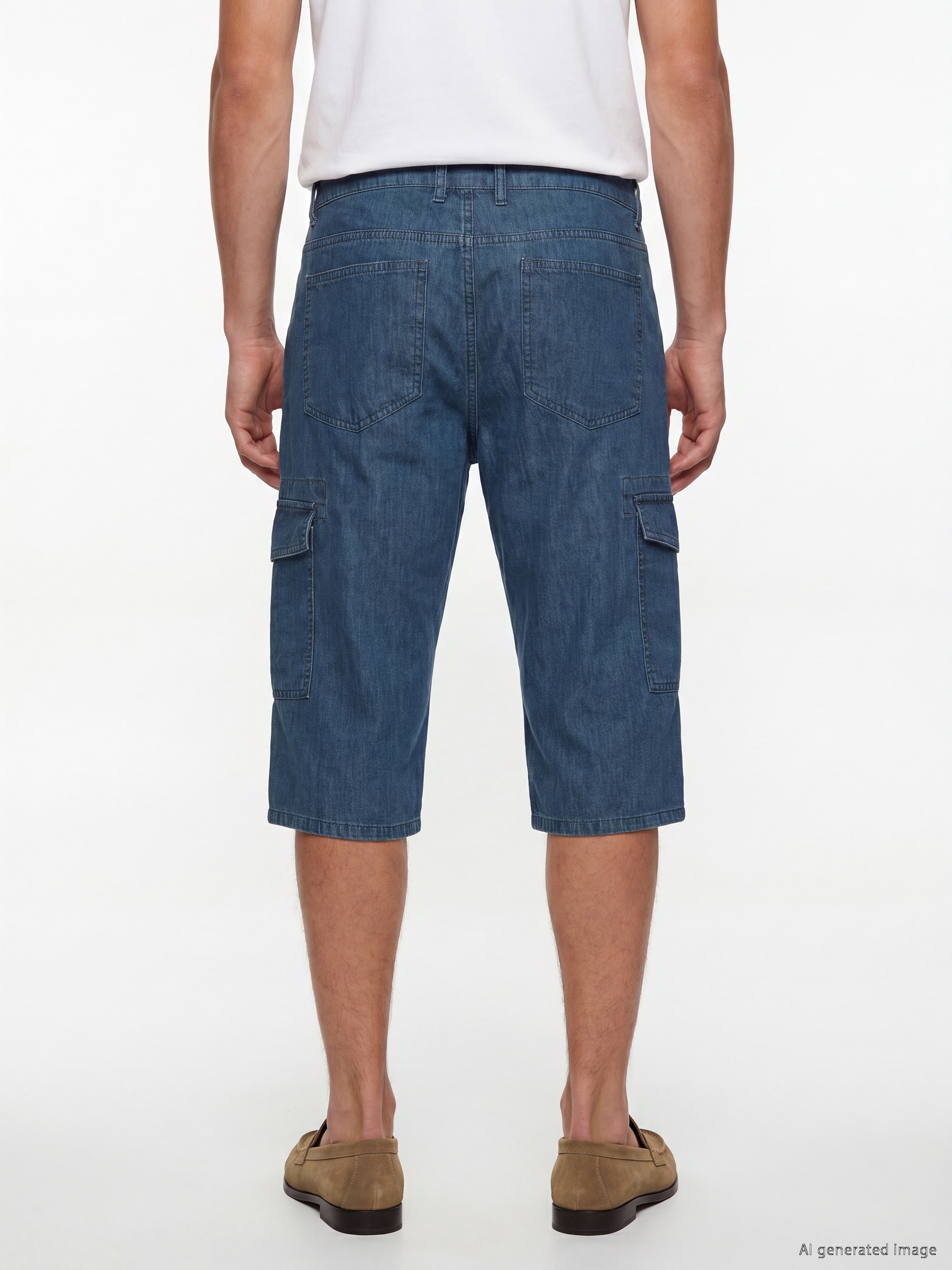 LCW Jeans Regular Fit Erkek Jean Şort görsel 4