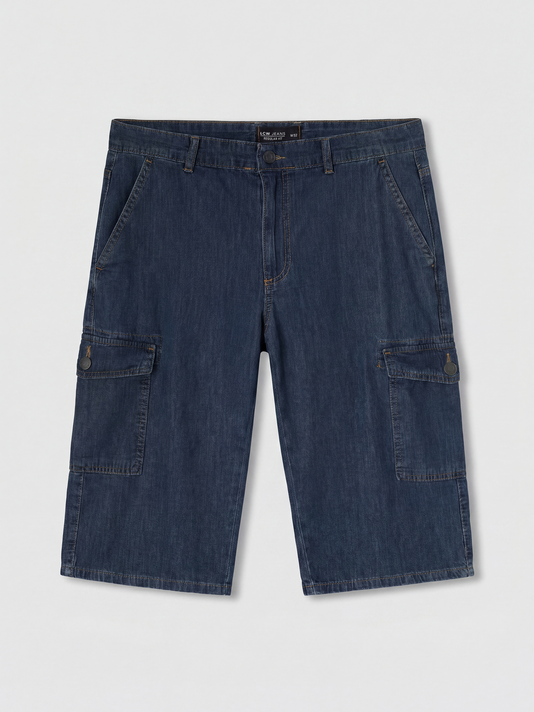 LCW Jeans Regular Fit Erkek Jean Şort görsel 7