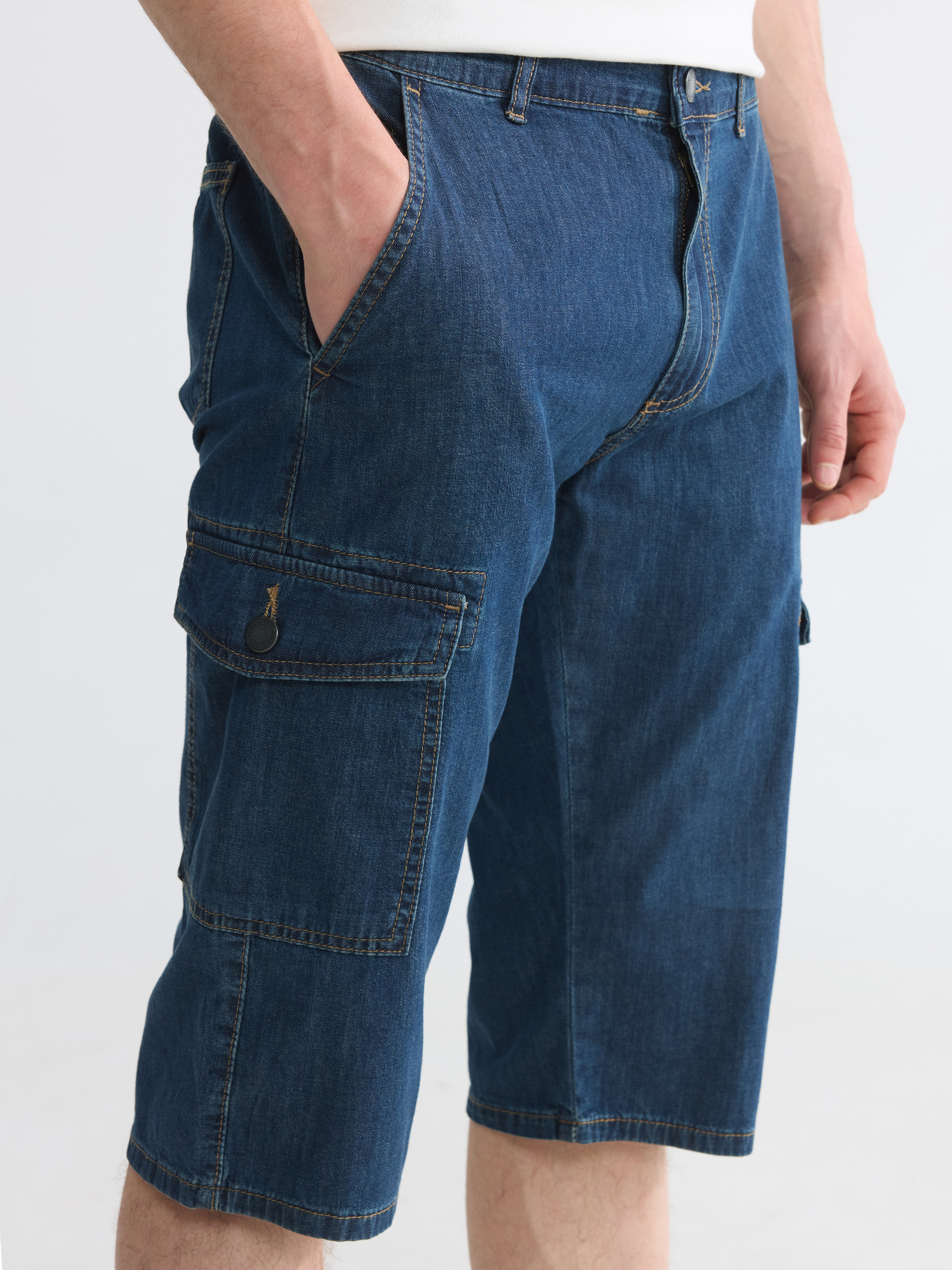 LCW Jeans Regular Fit Erkek Jean Şort görsel 5