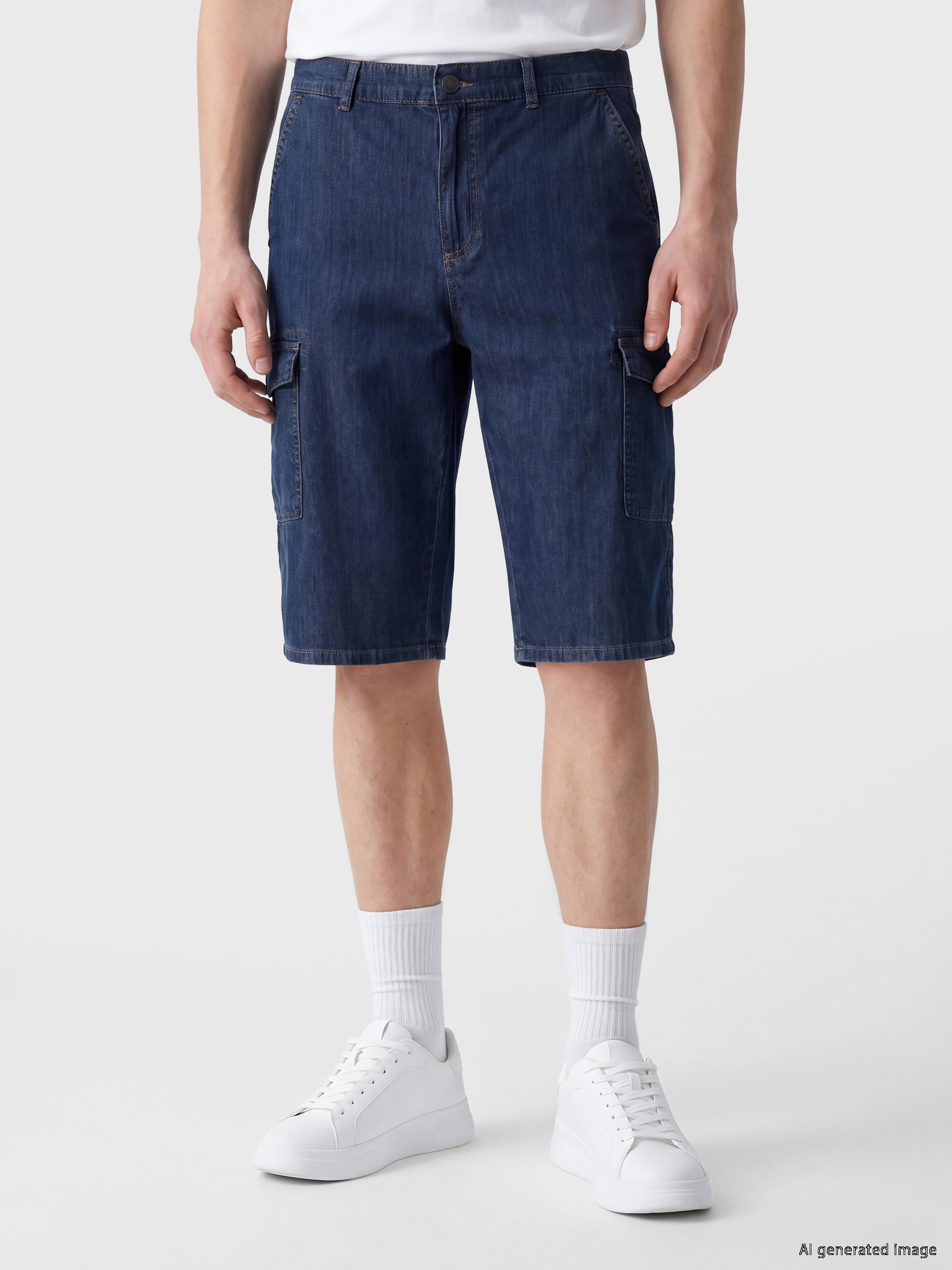 LCW Jeans Regular Fit Erkek Jean Şort görsel 3