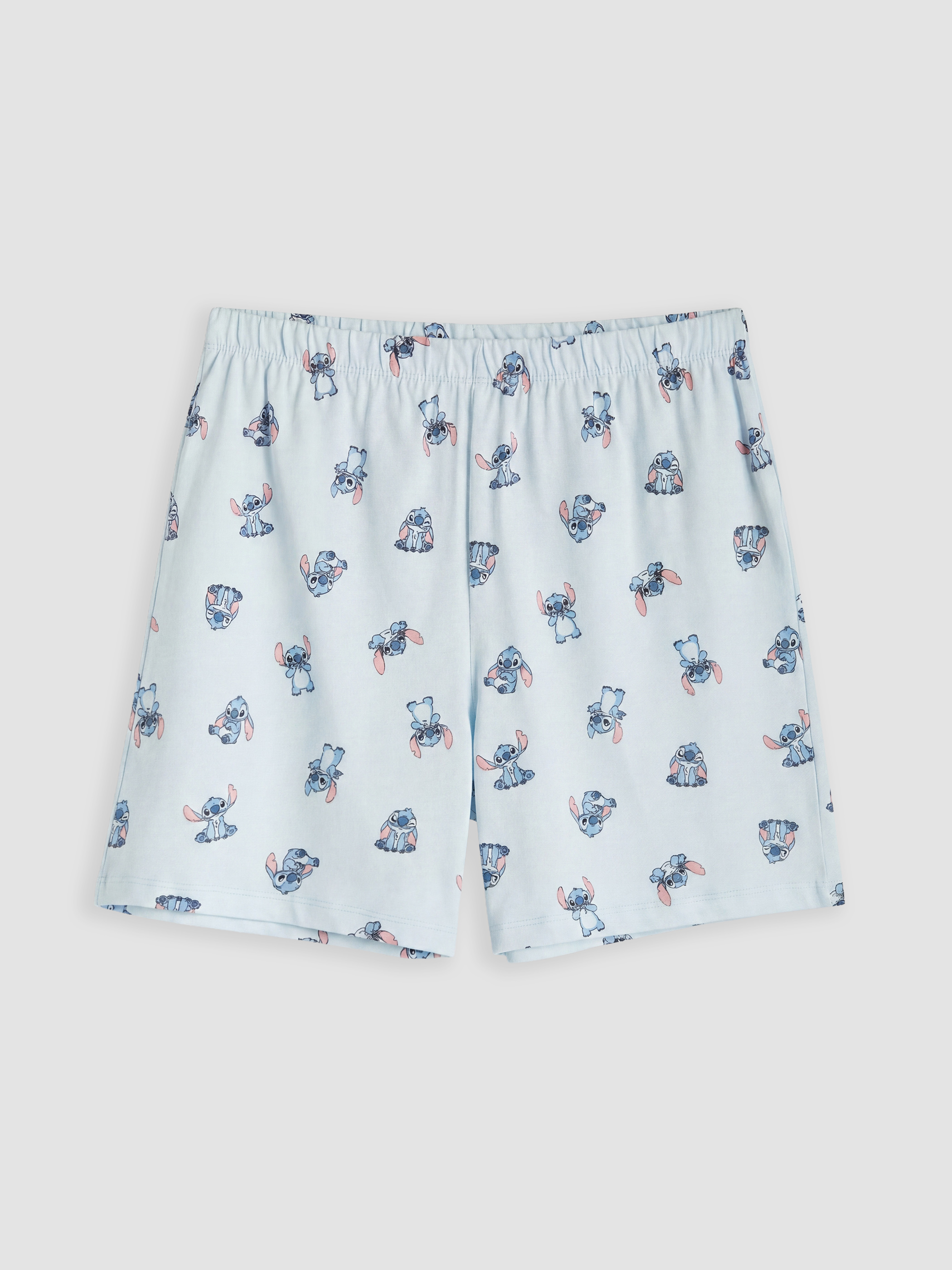 LCW Young Stitch Baskılı Kadın Şortlu Pijama Takımı görsel 8