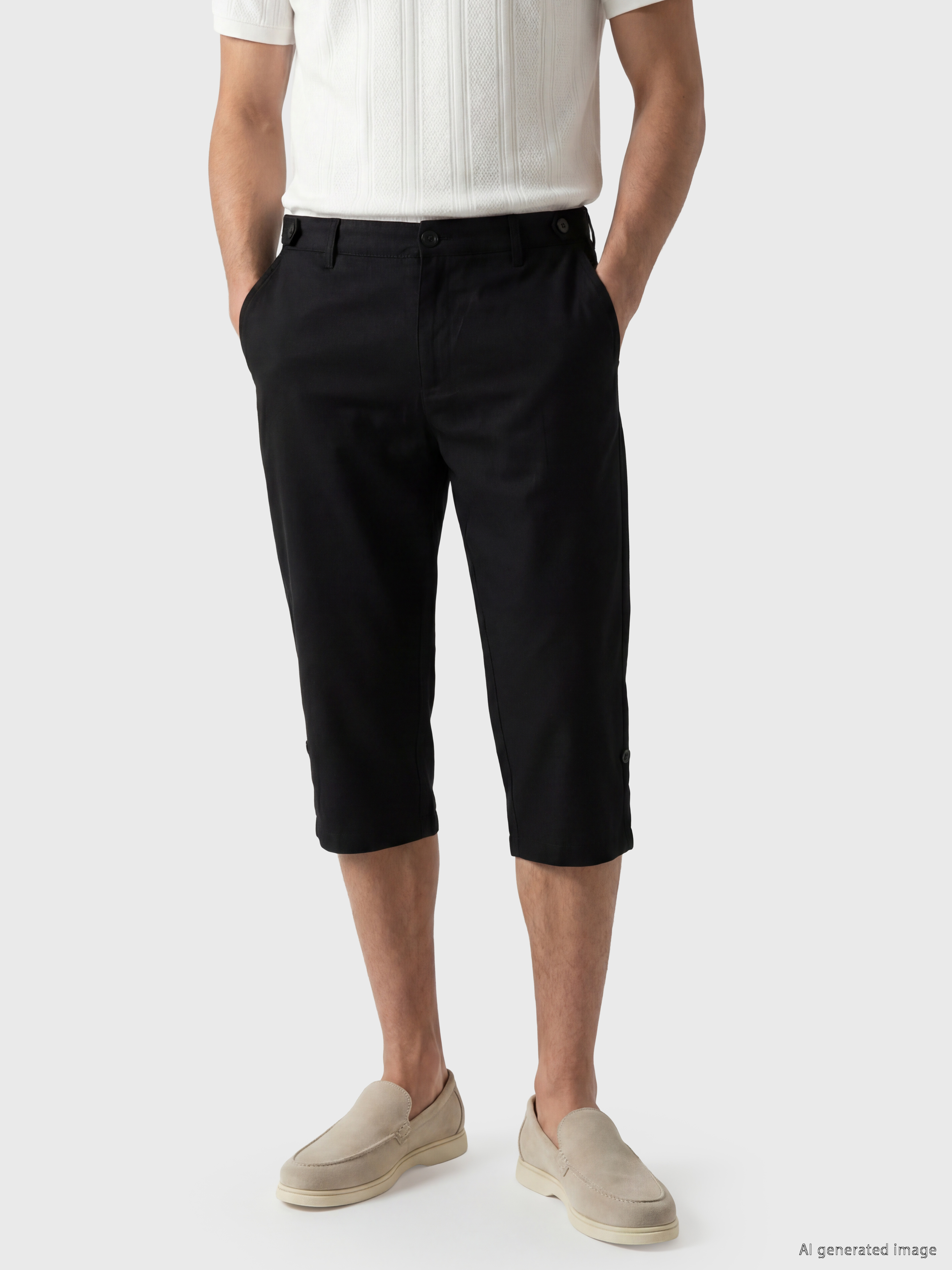 LCWAIKIKI Classic Regular Fit Keten Karışımlı Erkek Şort