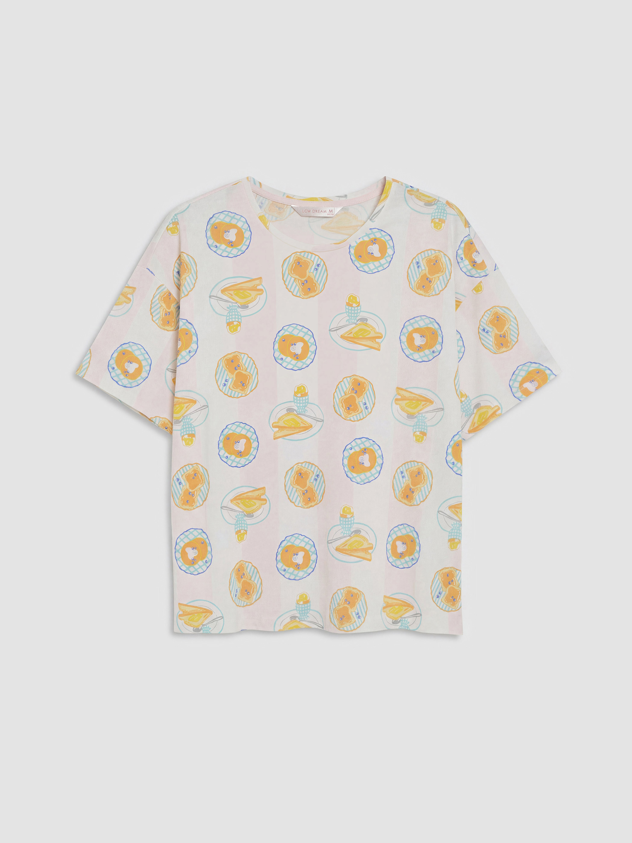 LCW DREAM Baskılı Kadın Şortlu Pijama Takımı görsel 6