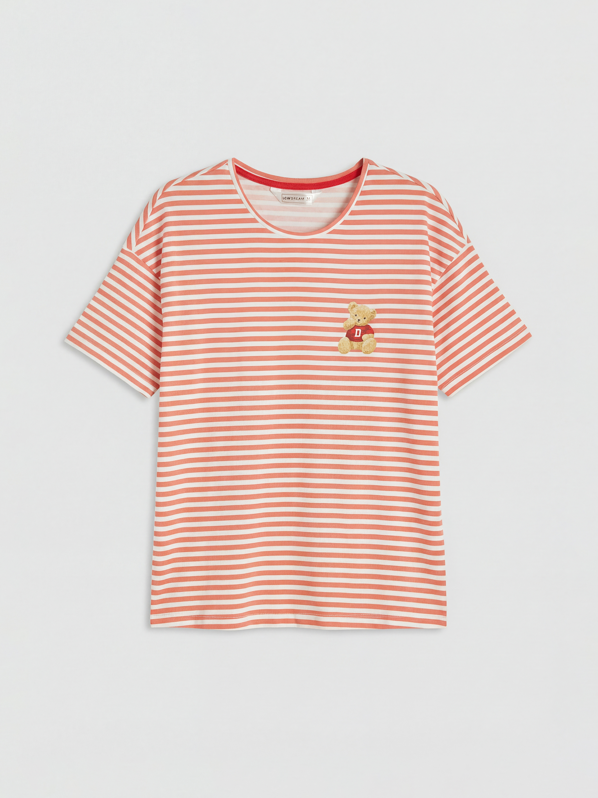 LCW DREAM Çizgili Kadın Şortlu Pijama Takımı görsel 6