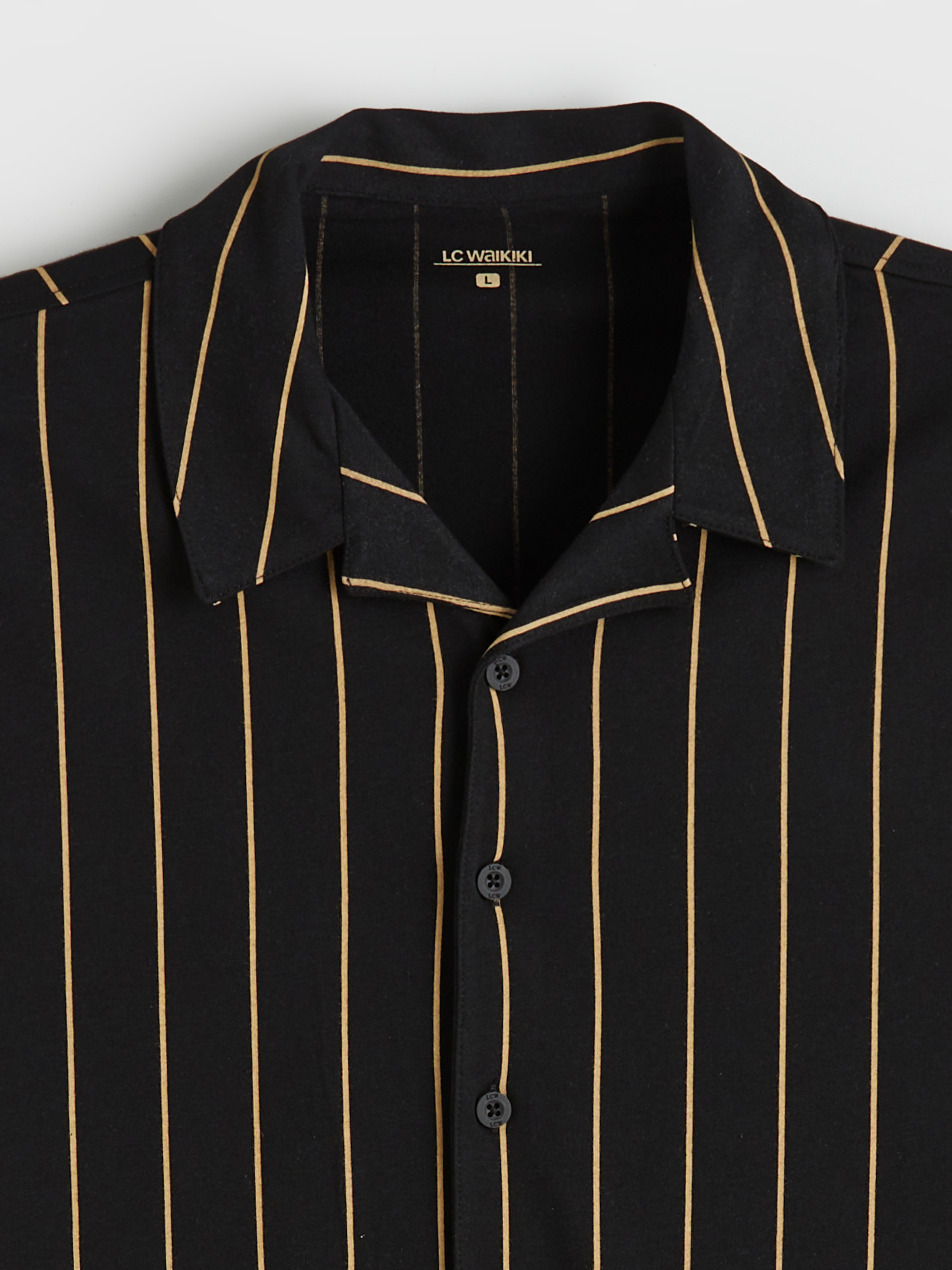 LC WAIKIKI Standart Kalıp Çizgili Penye Erkek Pijama Takım görsel 8