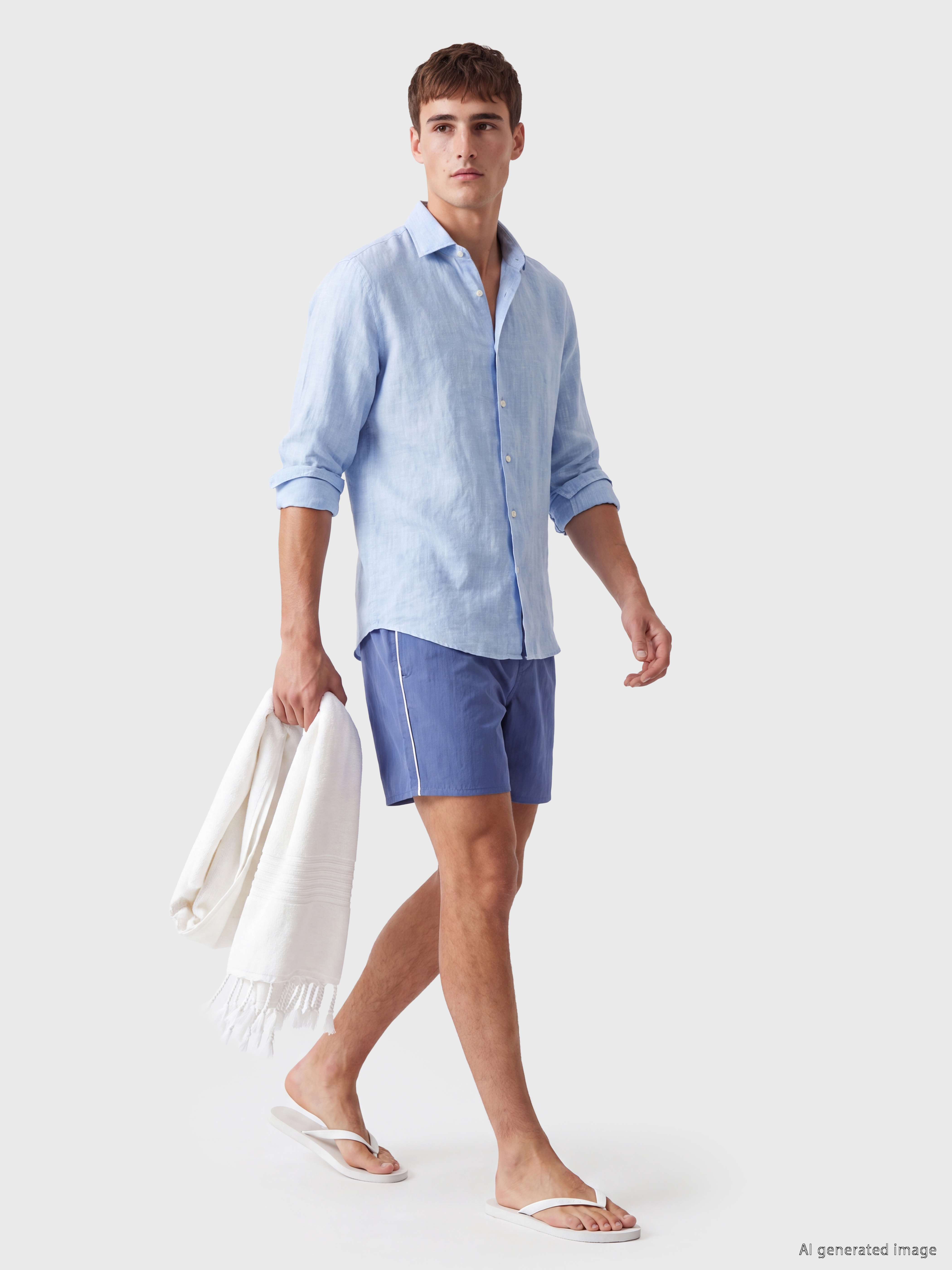 LCW SWIMWEAR Kısa Boy Erkek Deniz Şortu