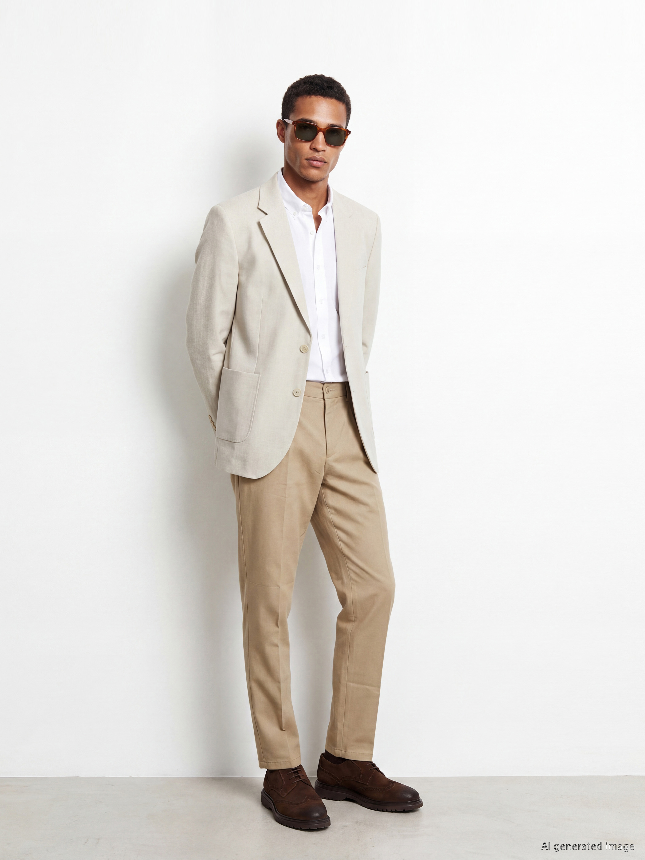 LCW BUSINESS Slim Fit Erkek Chino Pantolon görsel 2