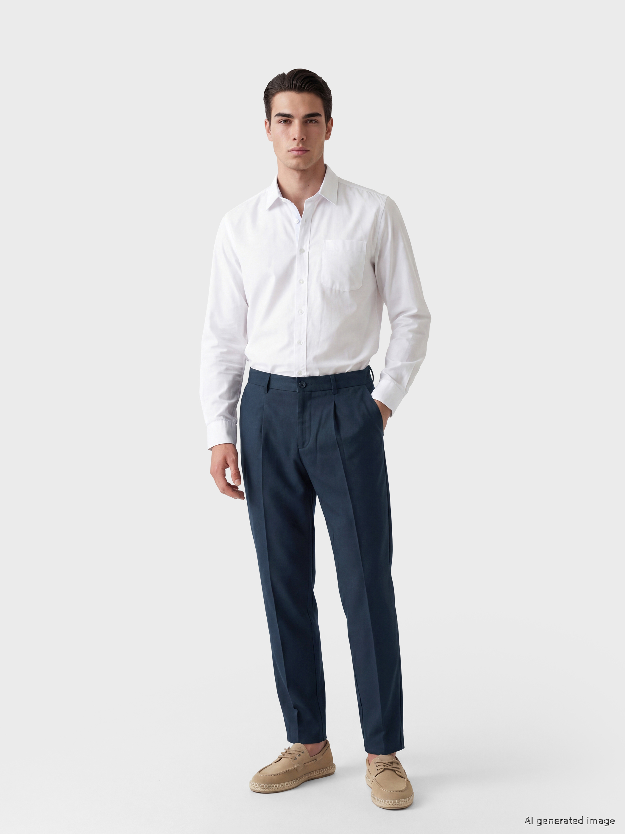 LCW BUSINESS Slim Fit Pamuklu Erkek Kumaş Pantolon