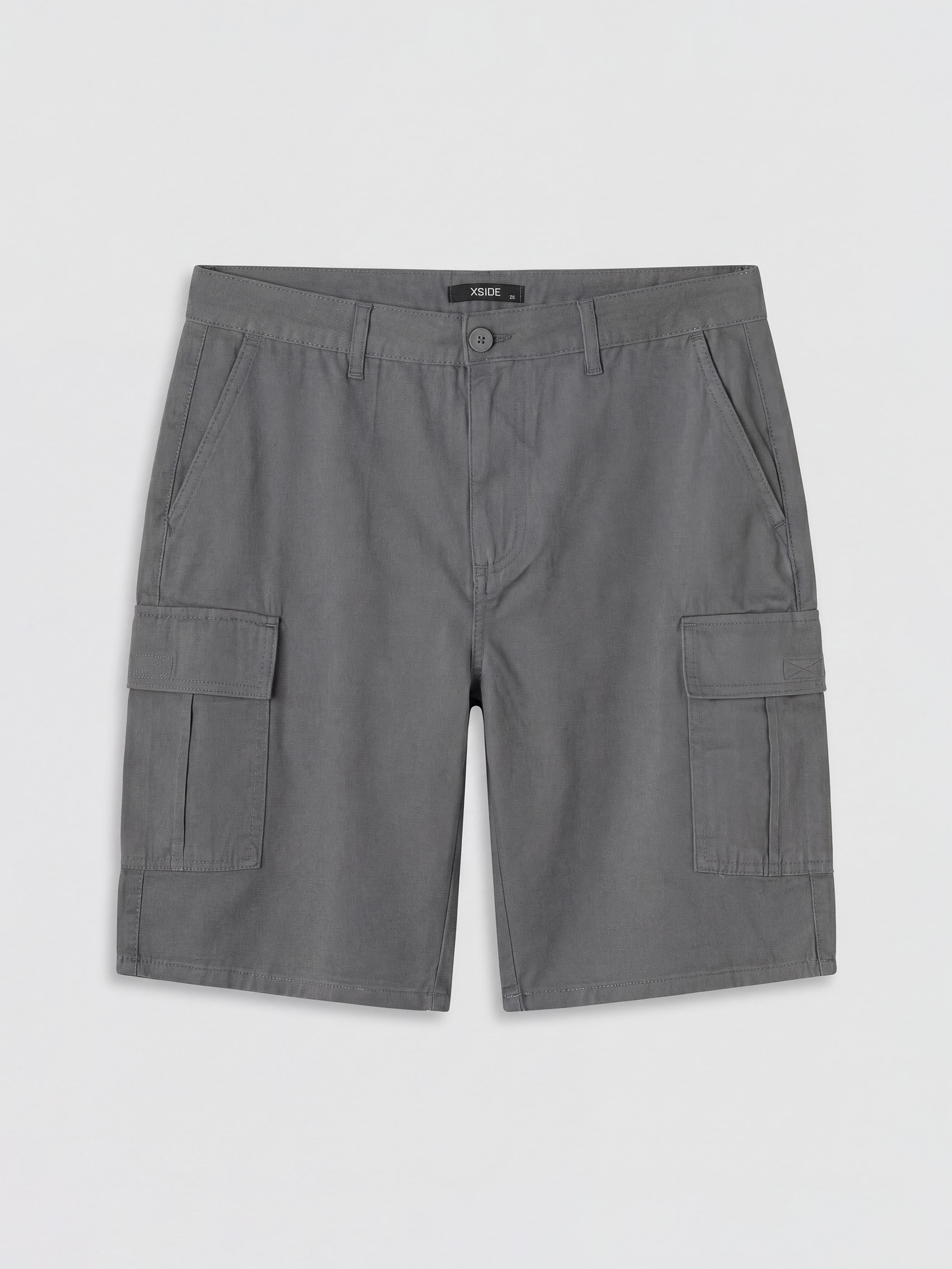 XSIDE Regular Fit Gabardin Erkek Kargo Şort görsel 5