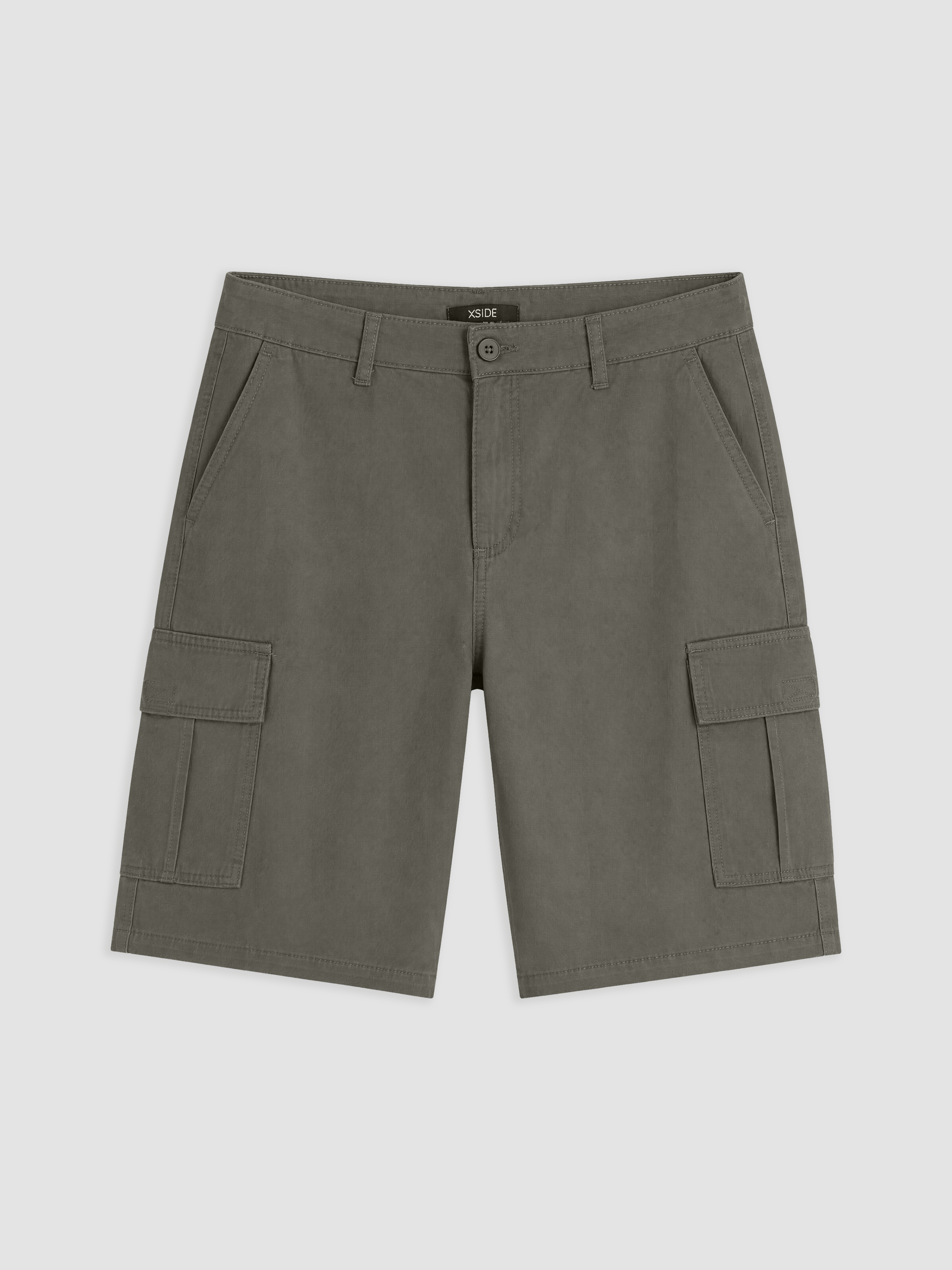 XSIDE Regular Fit Gabardin Erkek Kargo Şort görsel 5